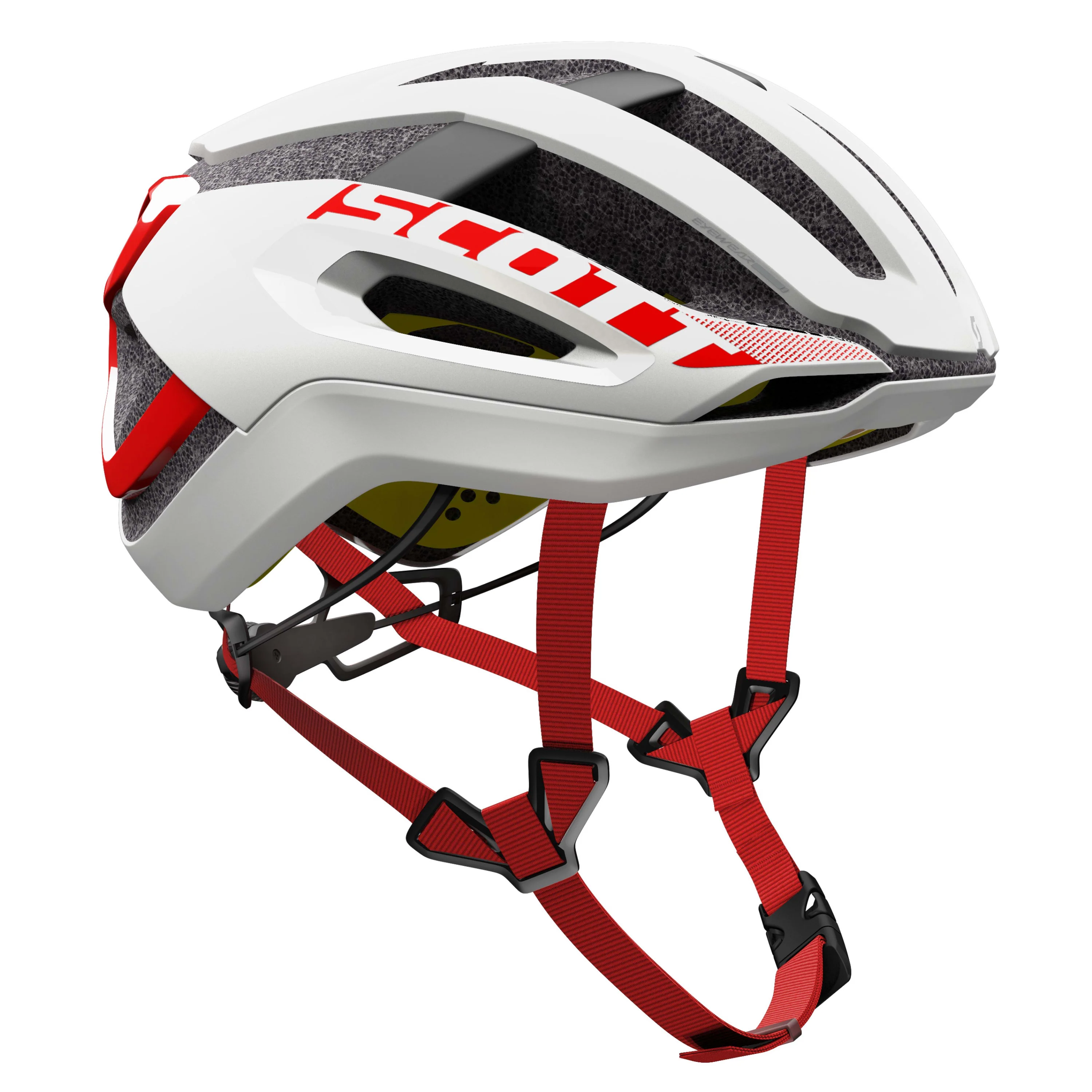 Scott Centric Plus Mips Helmet - White / Red - Image 2