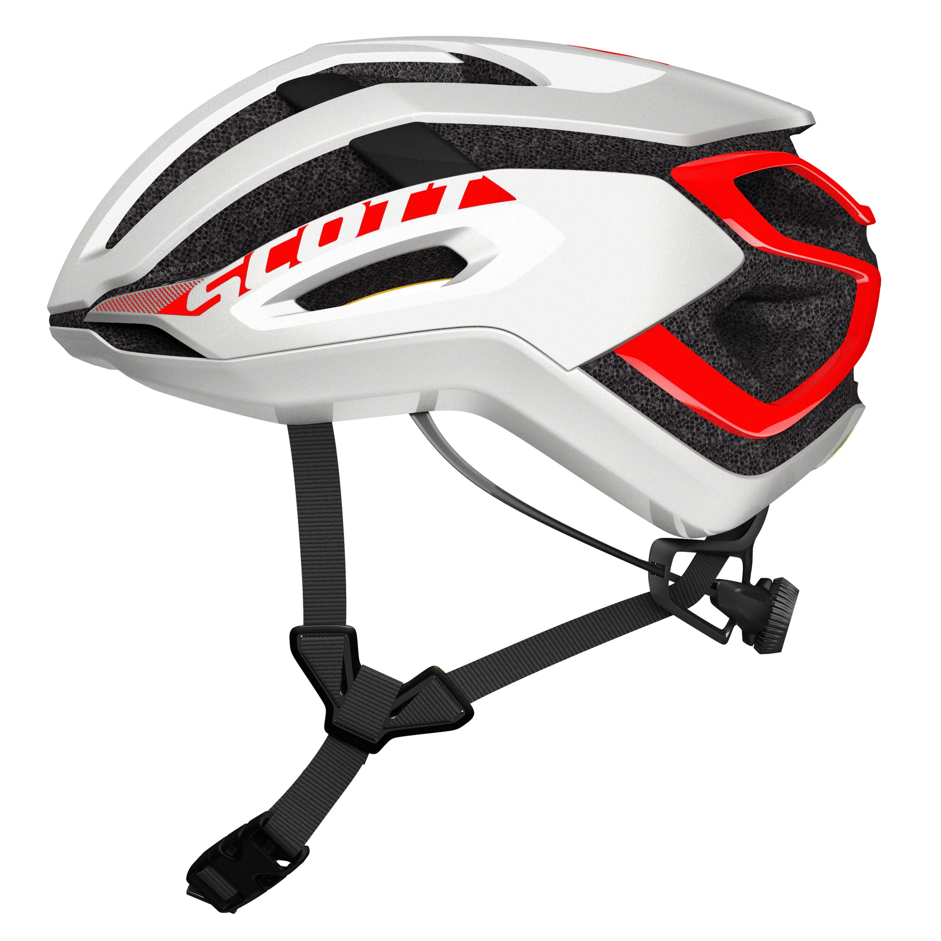 Scott Centric Plus Mips Helmet - White / Red - Image 3