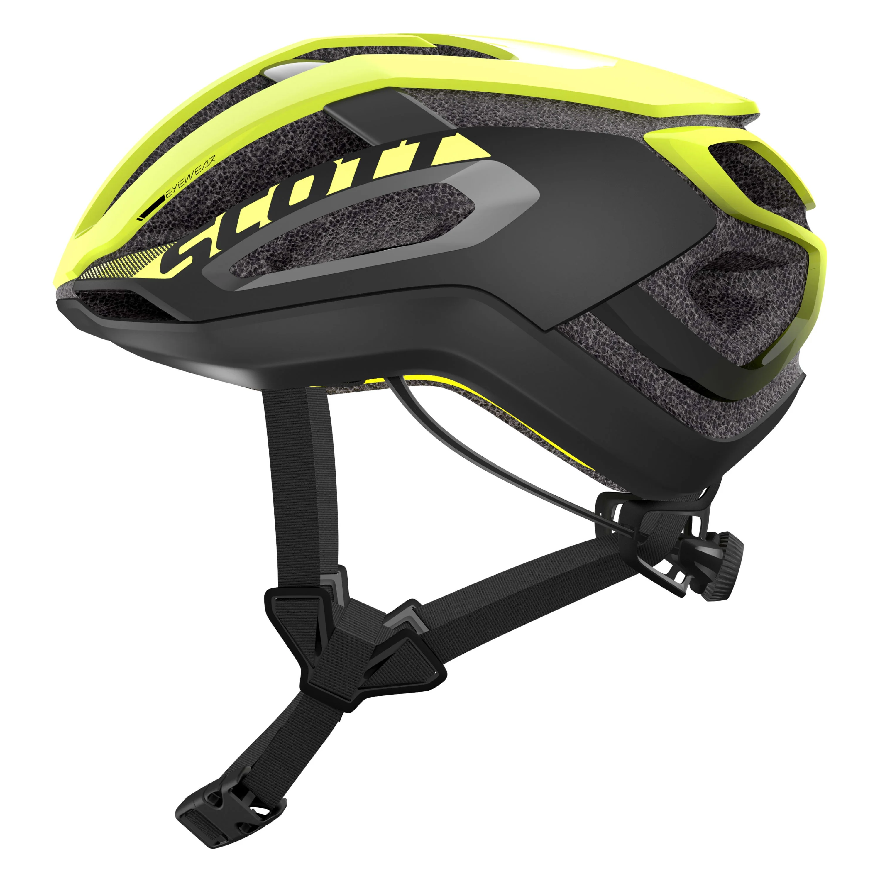 Scott Centric Plus Mips Helmet - Yellow RC / Black - Image 2