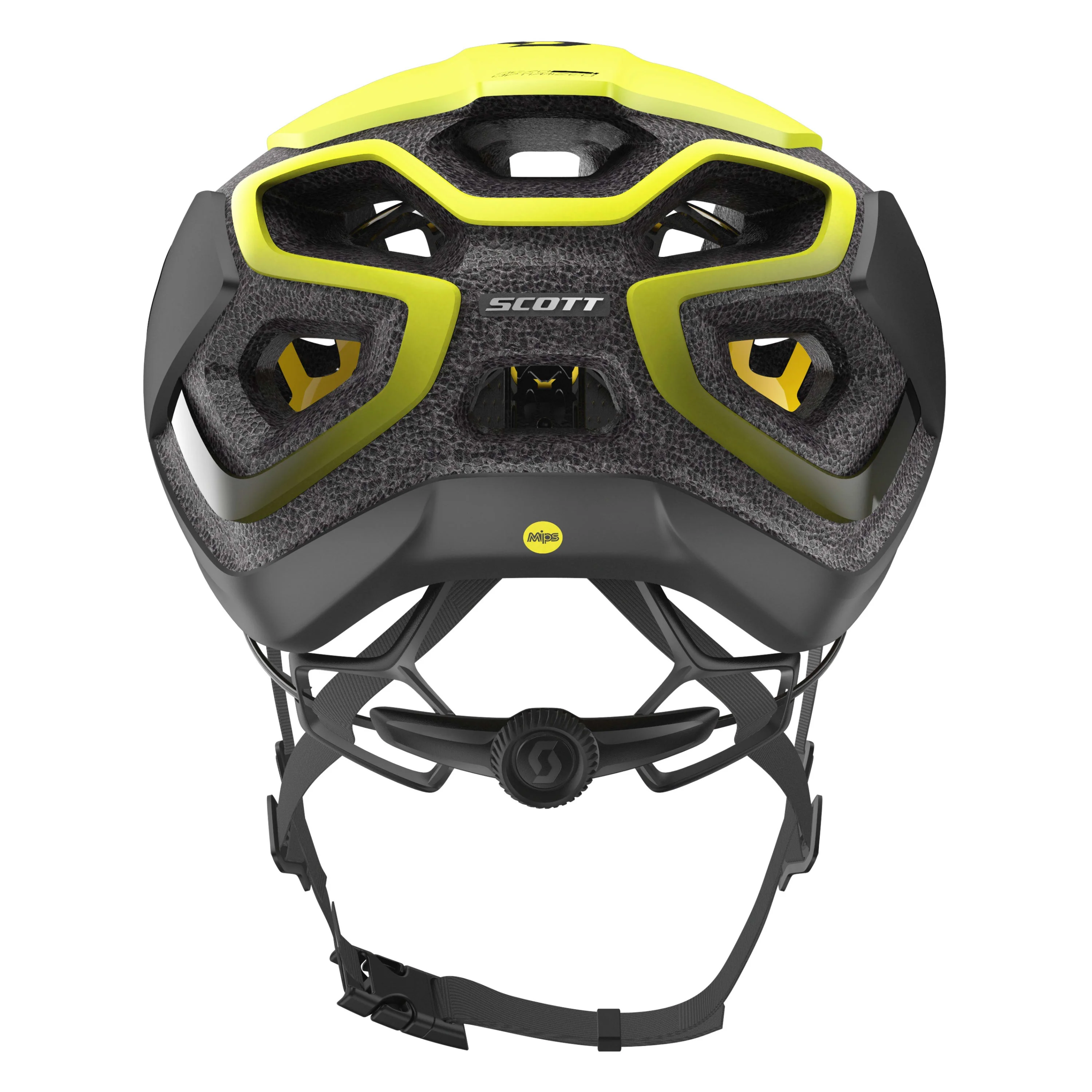 Scott Centric Plus Mips Helmet - Yellow RC / Black - Image 4