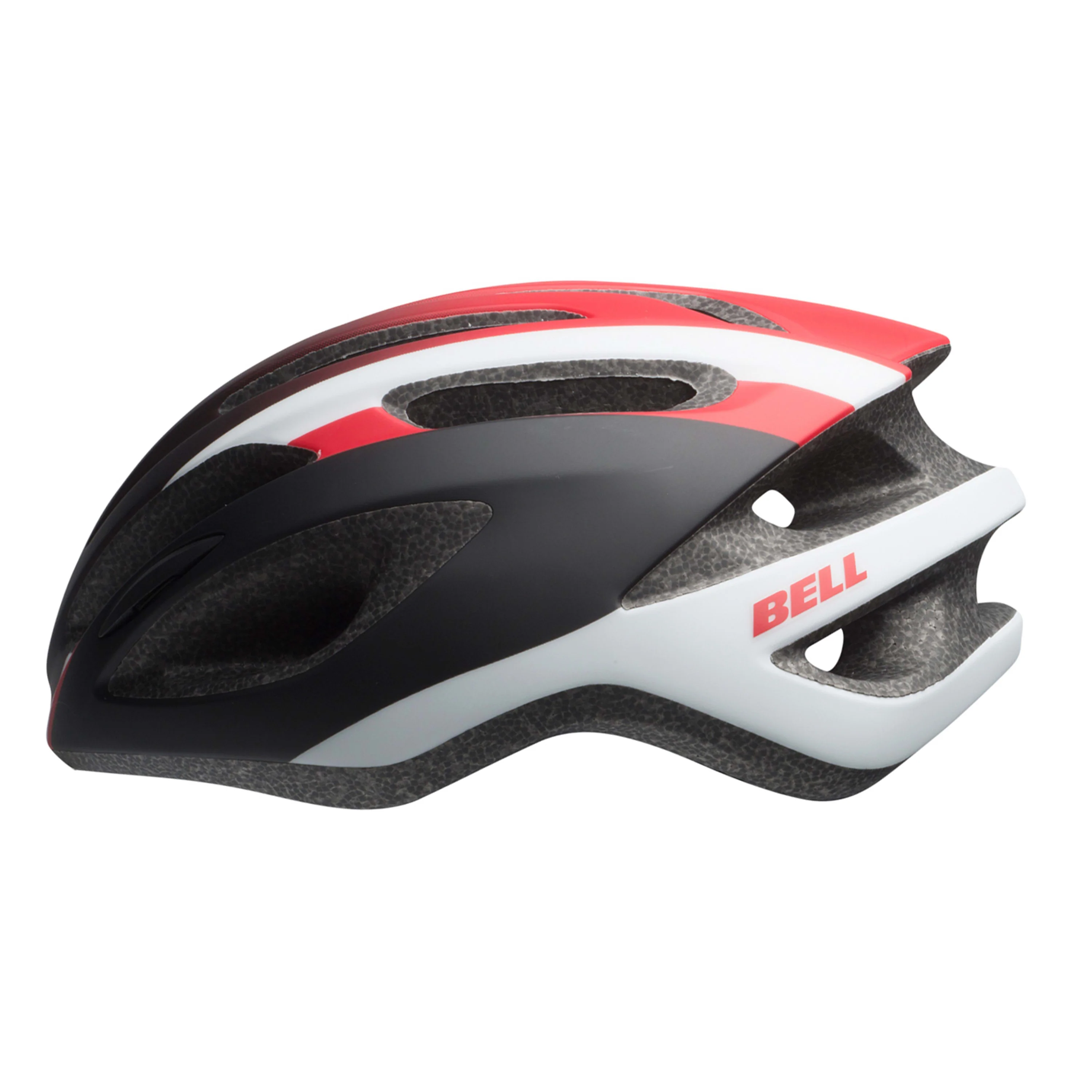 Bell Crest R Helmet - Matte White / Red / Black - Image 2