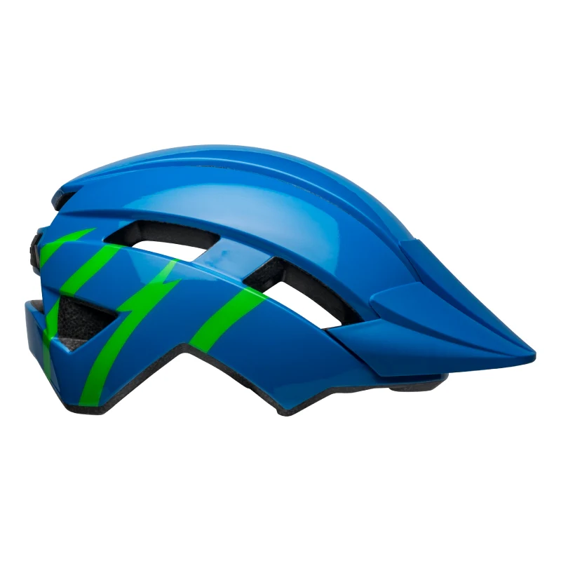 Bell Sidetrack II Helmet - Blue / Green - Image 2