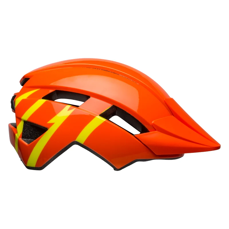 Bell Sidetrack II Helmet - Orange / Yellow - Image 2