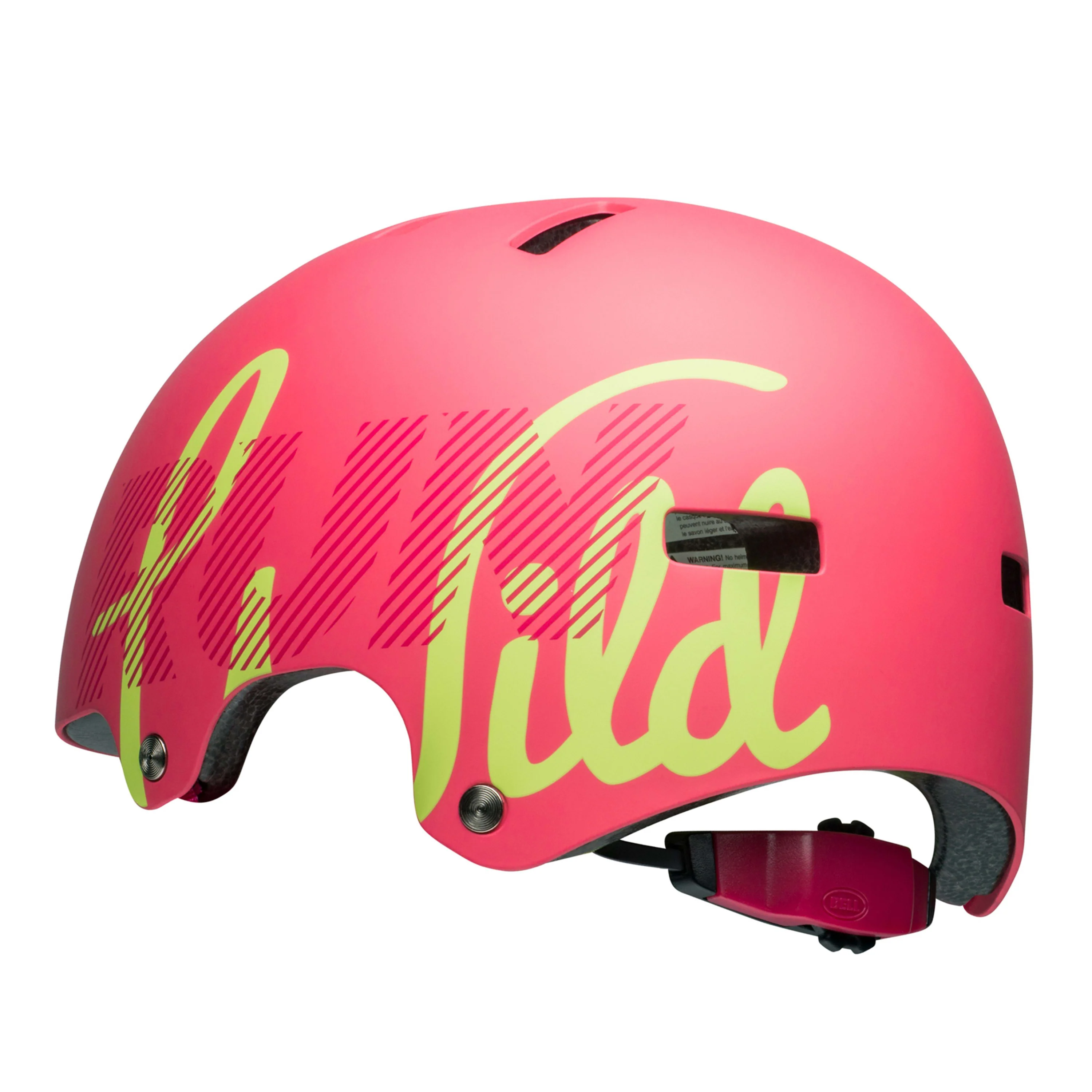 Bell Span Action Fit Helmet - Matte Flamingo / Pear Wild - Image 4