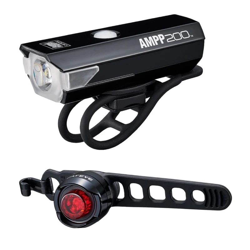 Cateye Ampp 200 & Orb RC Lightset - Black - Image 2