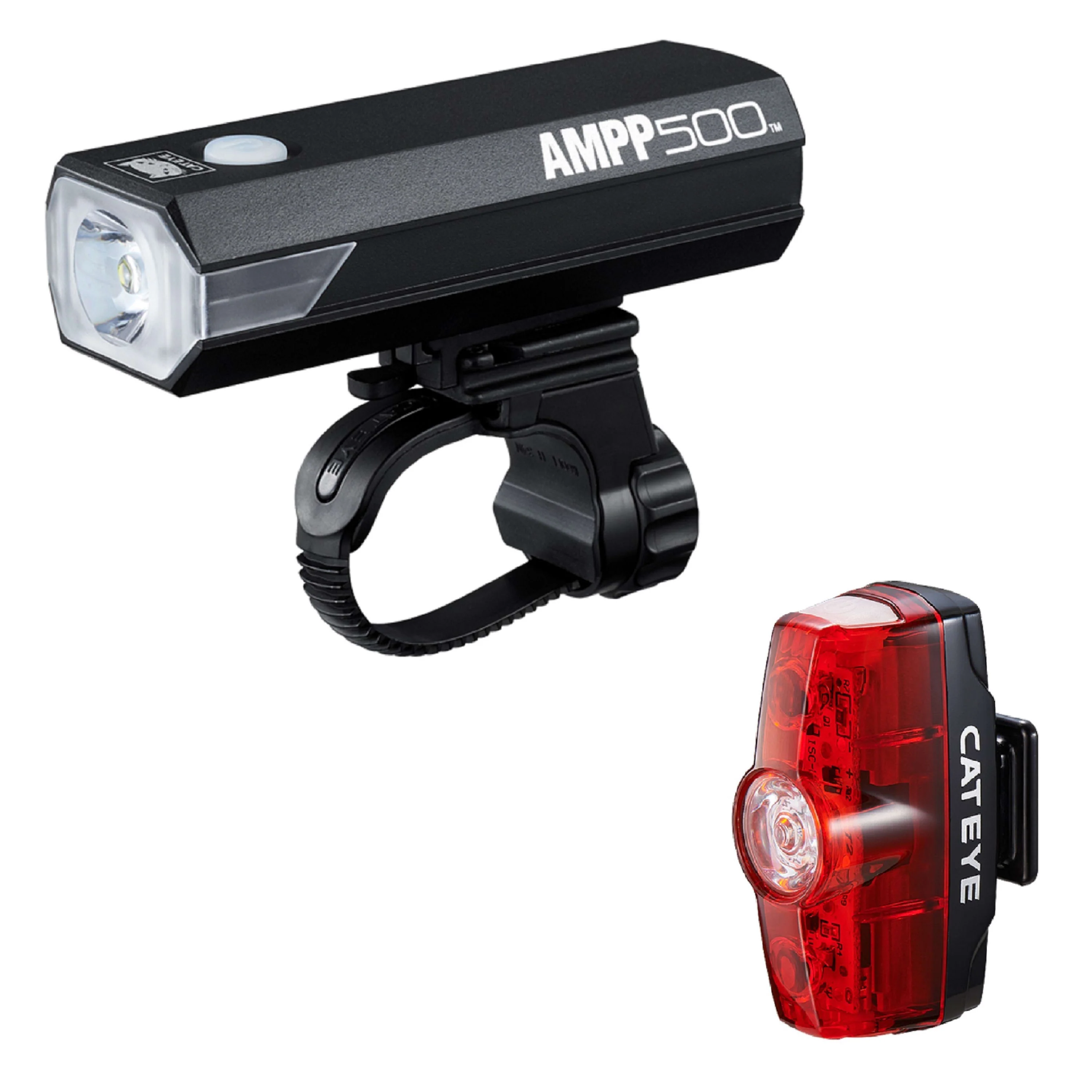 Cateye Ampp 500 & Rapid Mini TL-LD635 Lightset - Black - Image 2
