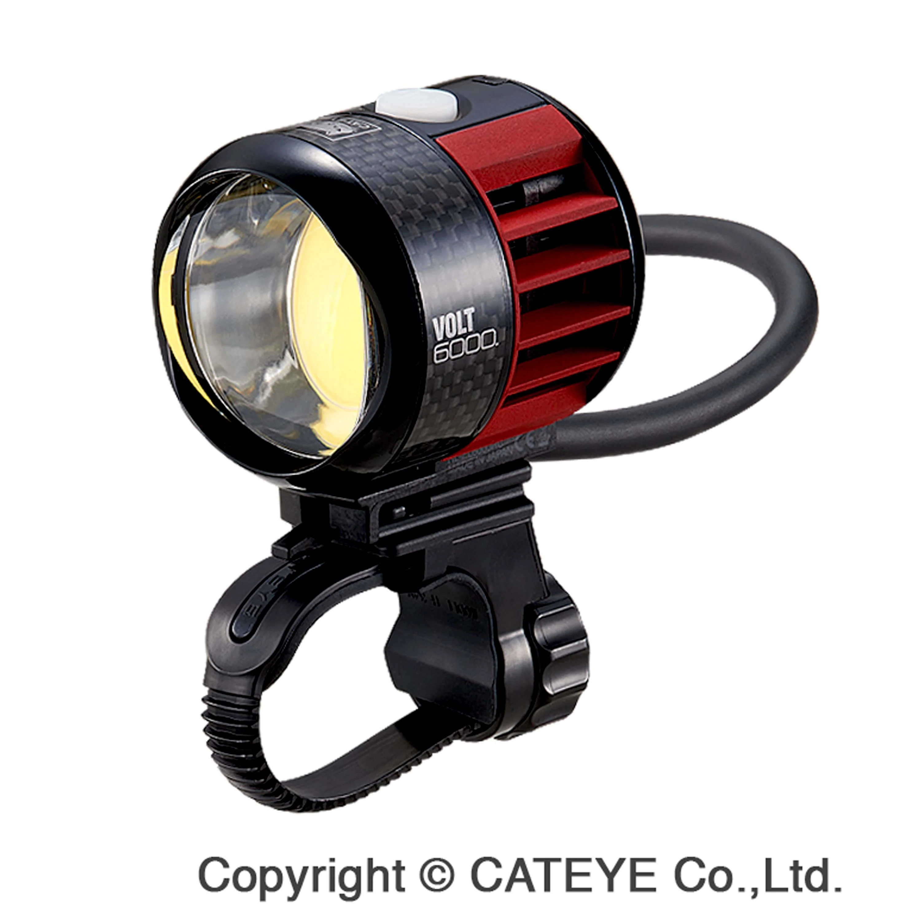 Cateye Cty Light-fr EL6000 Rc-usb VOLT-6000 Red/black - Image 2