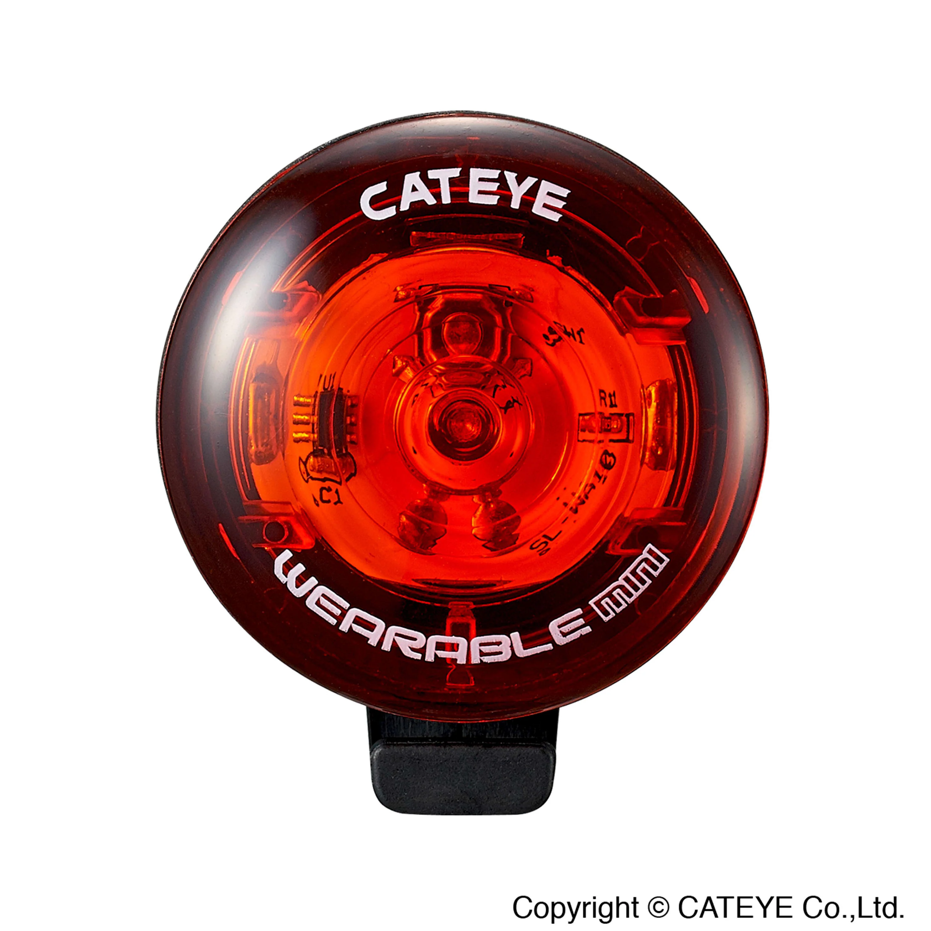 Cateye Wearable Mini Rear Light WA10 - Red - Image 2