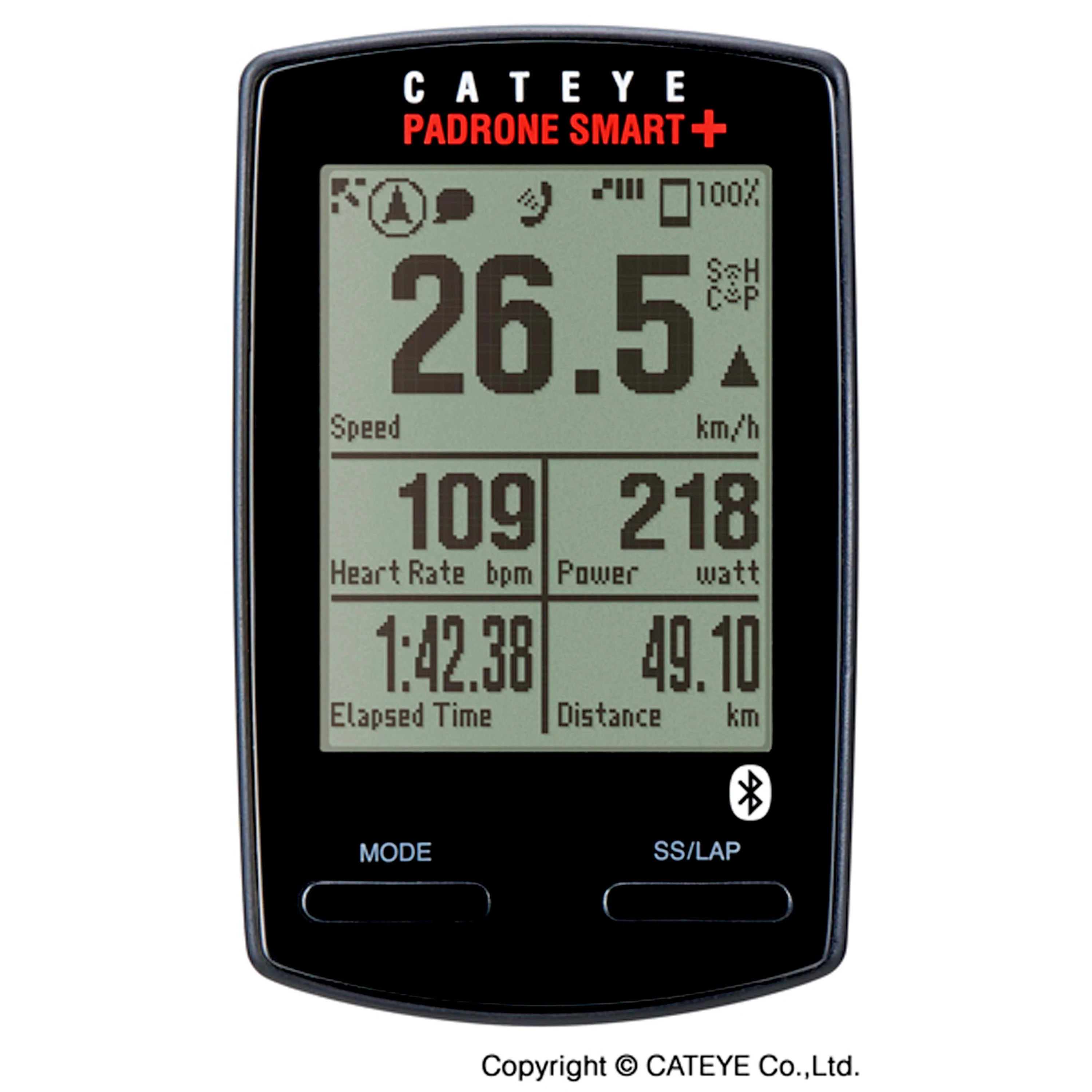 Cateye Padrone Smart Plus Cycle Computer - Image 2