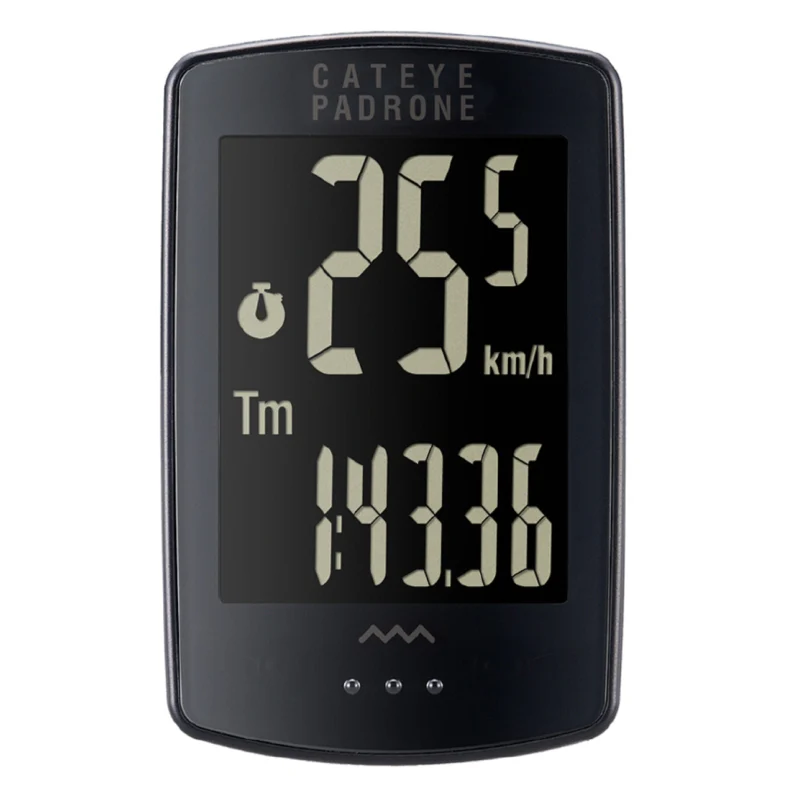 Cateye Padrone Stealth PA100W Cycle Computer - Black