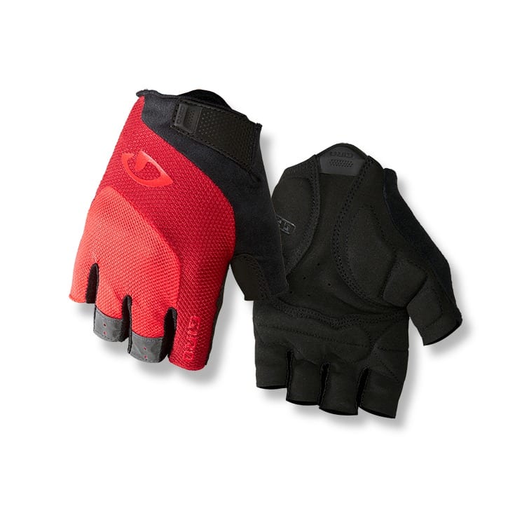 Giro Bravo Gel Gloves - Red / Black - Image 2