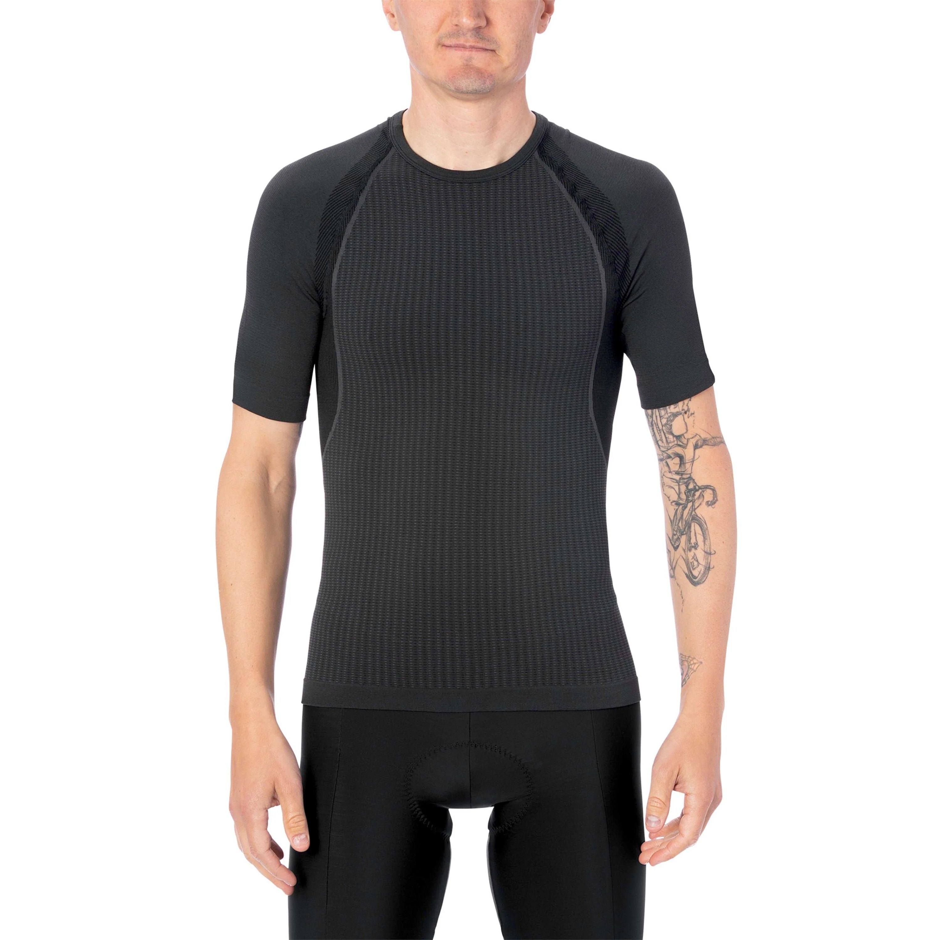 Giro Chrono Base Layer Short Sleeve - Charcoal - Image 2