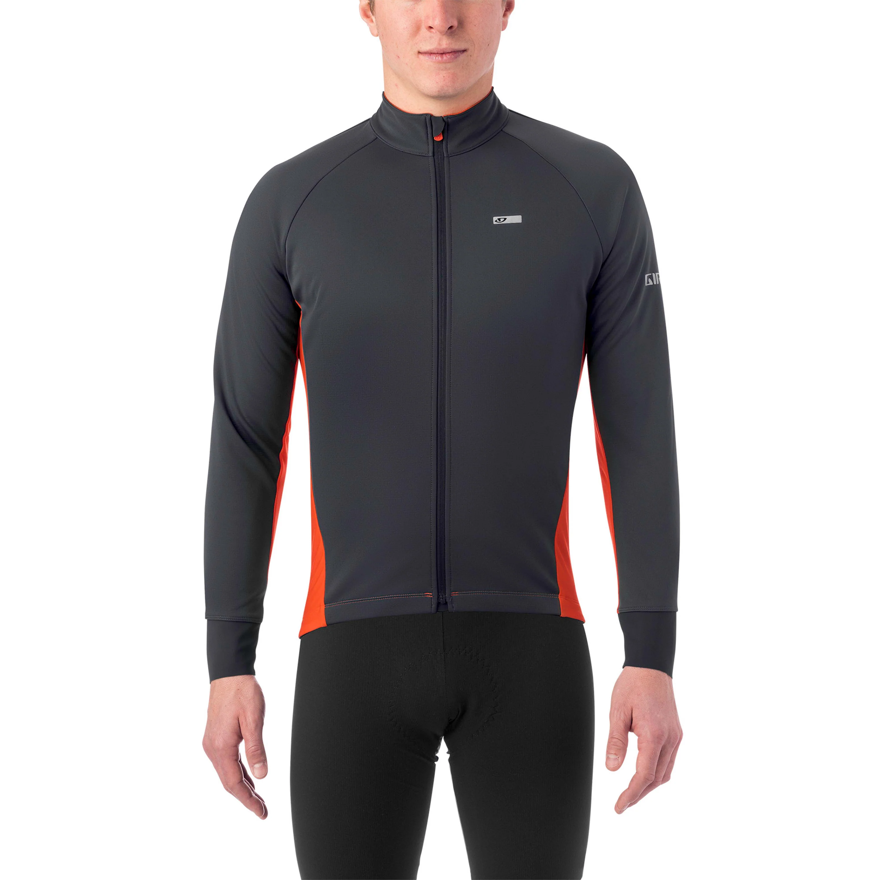 Giro Chrono Pro Windbloc Jersey - Charcoal / Red - Image 2