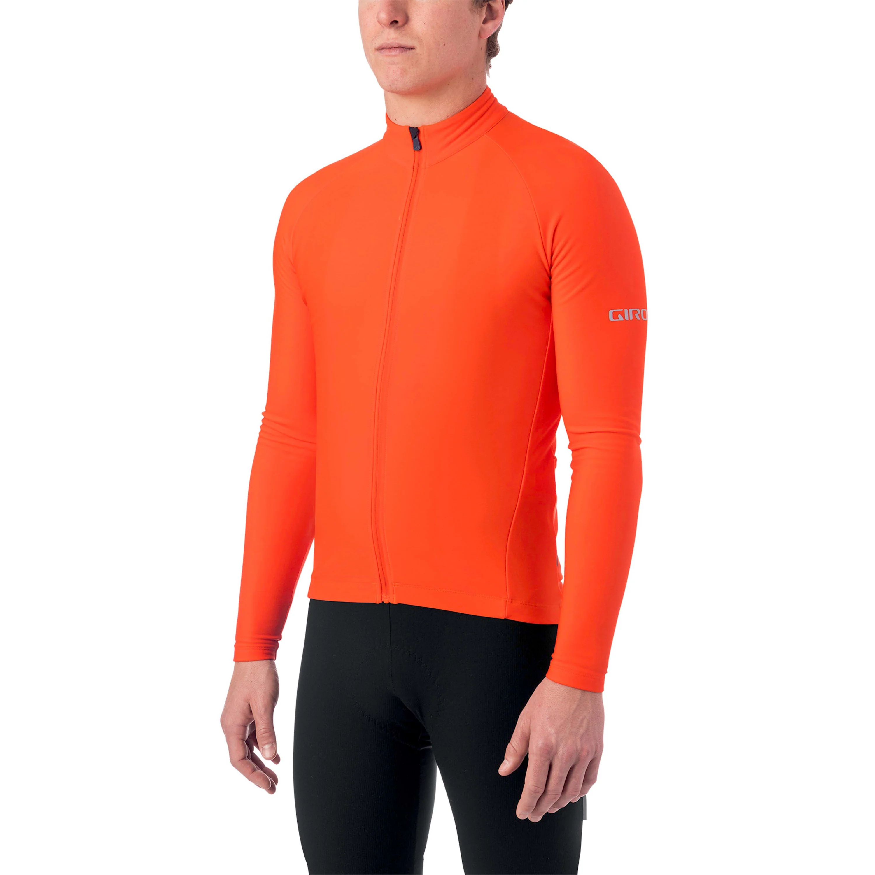 Giro Chrono Thermal Jersey - Vermillion - Image 2