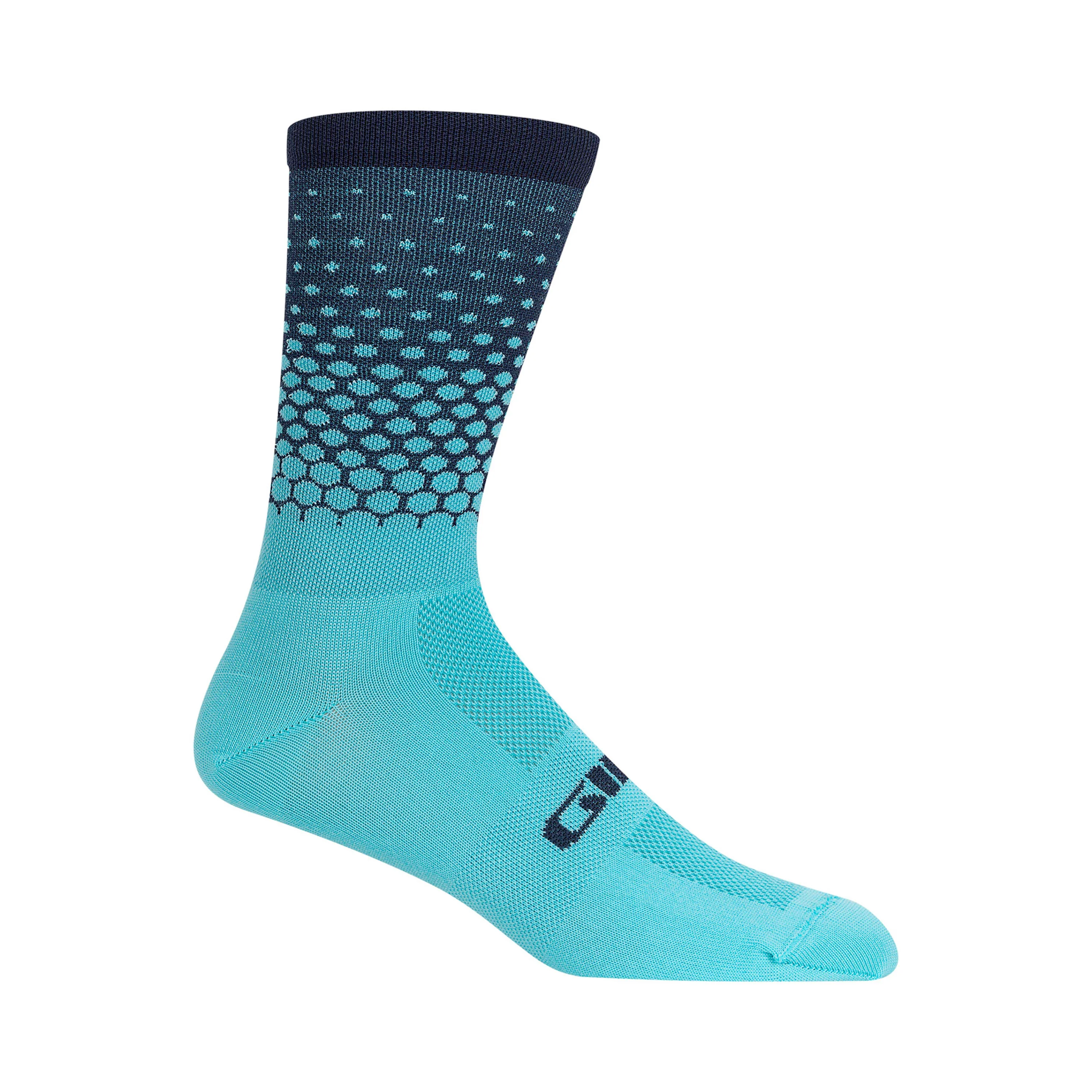 Giro Comp Racer High Rise Socks - Iceberg / Midnight - Image 2