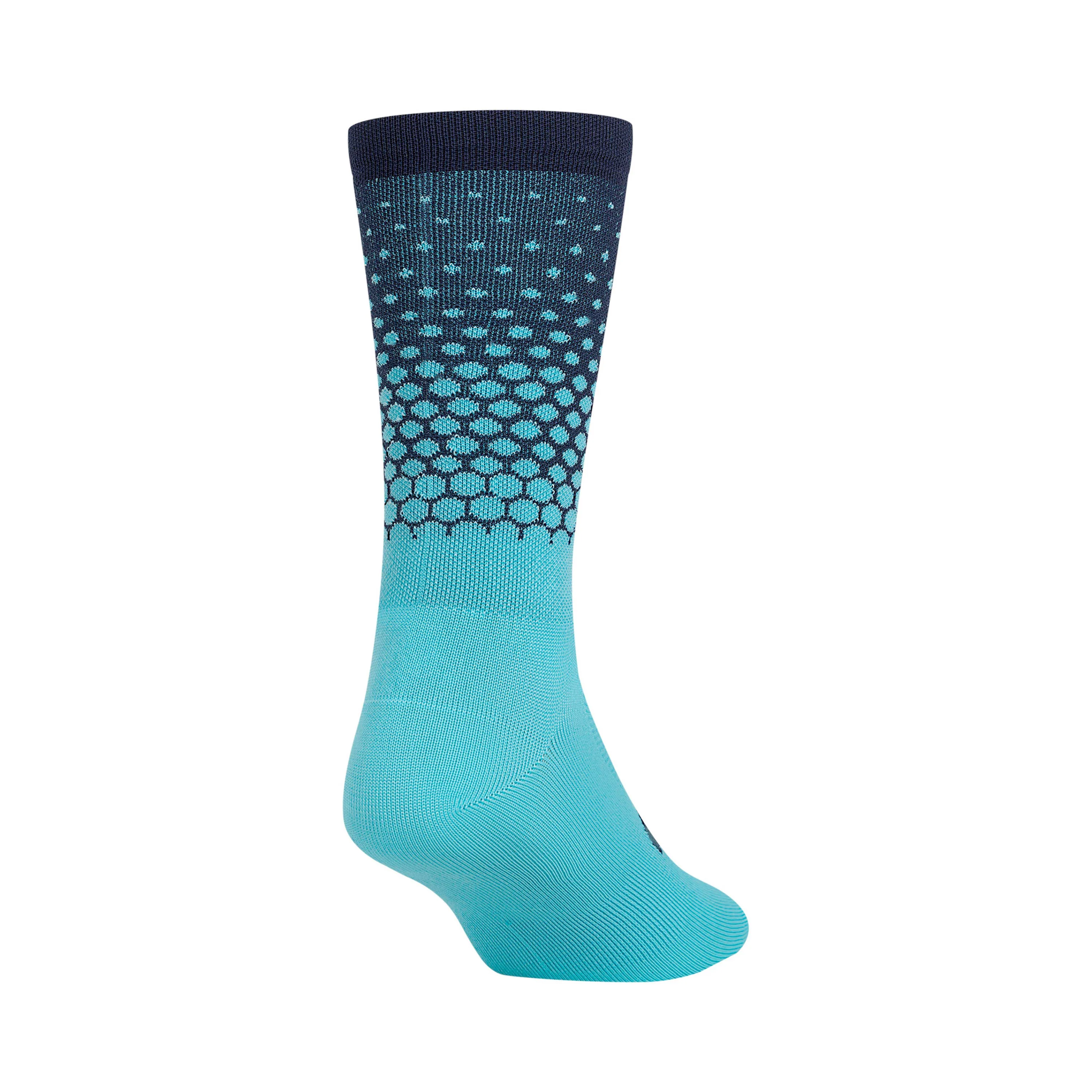 Giro Comp Racer High Rise Socks - Iceberg / Midnight - Image 3
