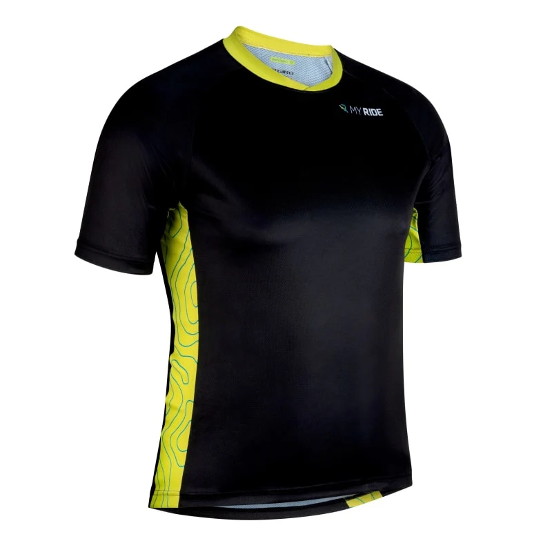 Giro Roust Mtb Jersey Myride - Black / Lime - Image 2
