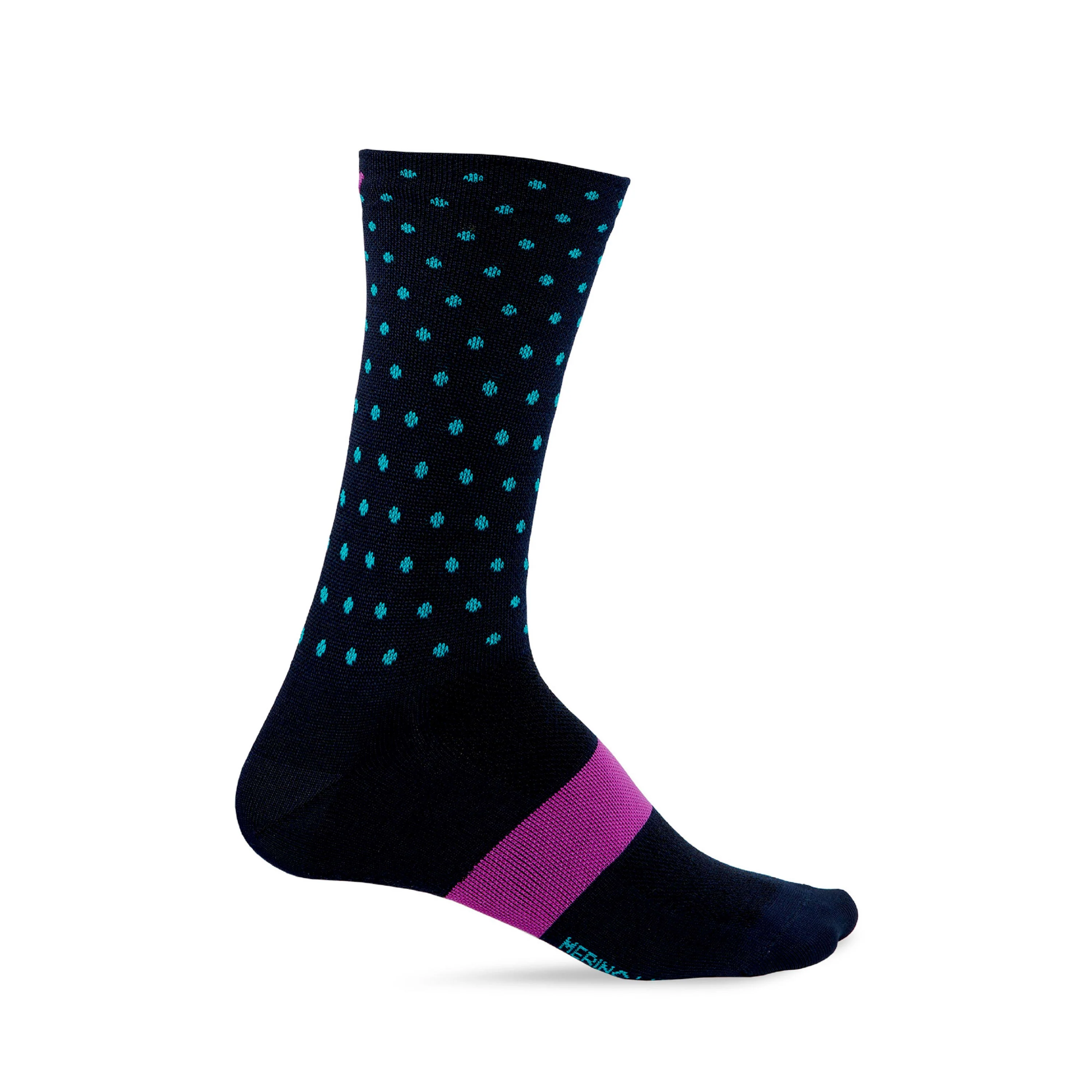 Giro Seasonal Merino Wool Socks - Blue / Midnight - Image 2