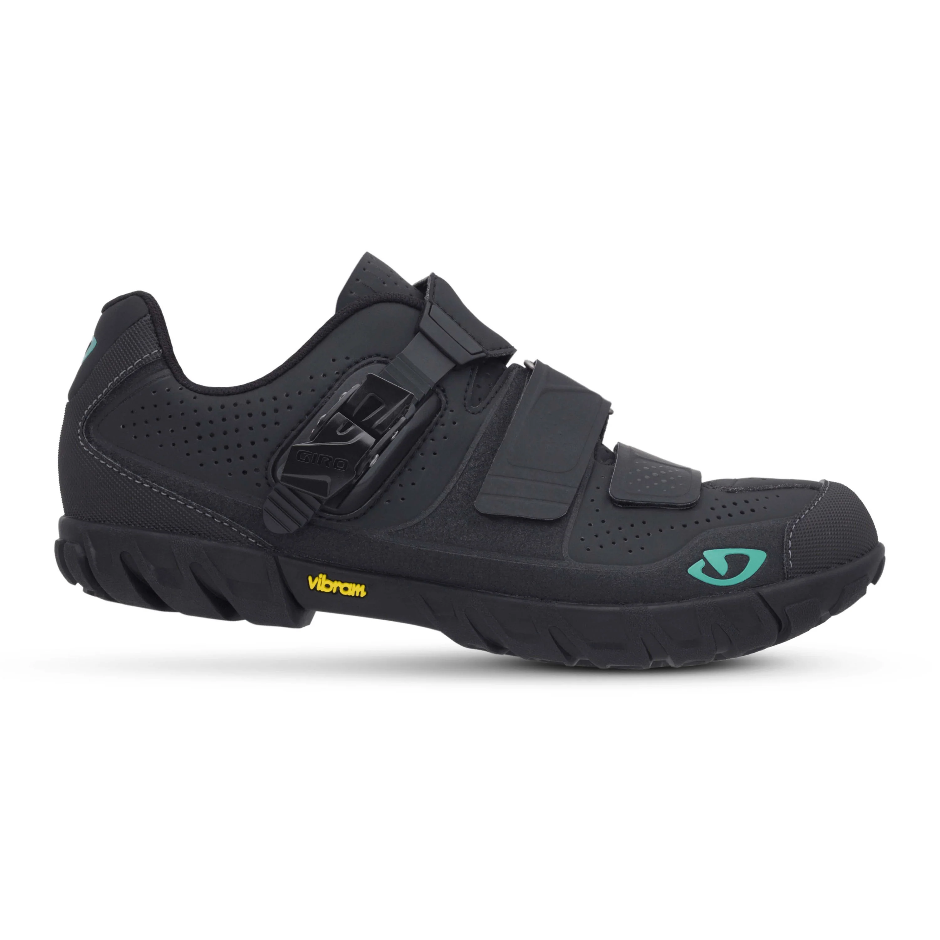 Giro Terradura Ladies Shoes - Black / Dynasty Green - Image 4