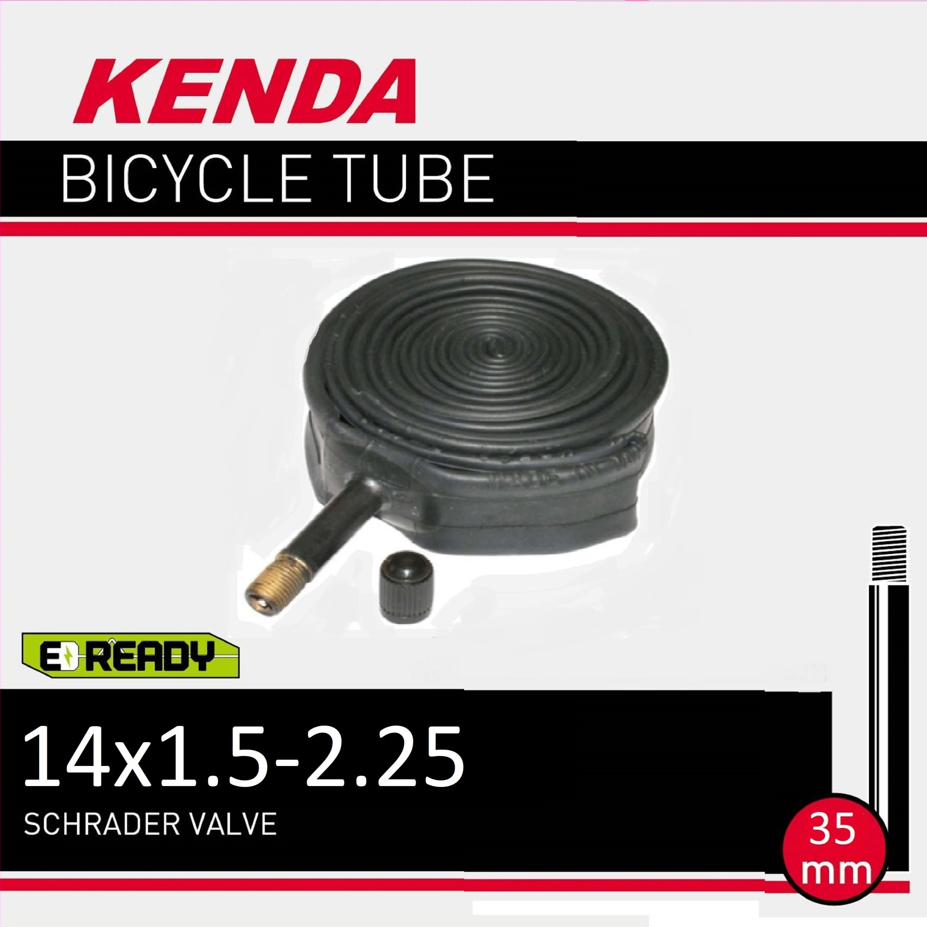 Kenda Tube 14 X 1.5-2.125 35MM Schrader - Image 2