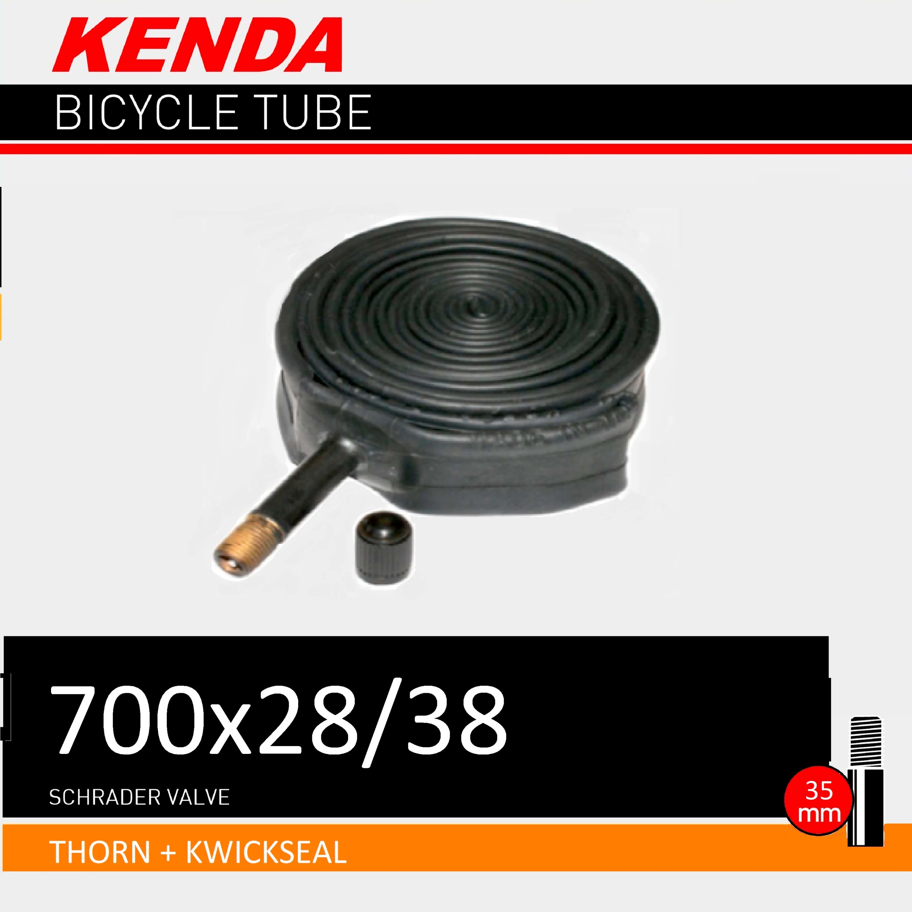 Kenda Tube 700X 35-43 Kwickseal Thorn Resistant Schrader - Image 2