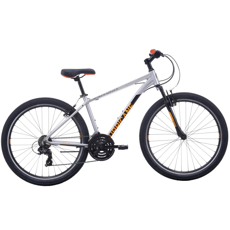 Malvern Star Hurricane 27-1 MS - Brushed Aluminium / Black - Image 4