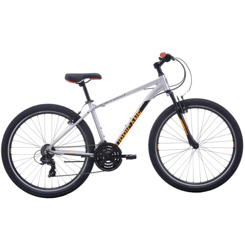 Malvern Star Hurricane 27-1 MS - Brushed Aluminium / Black - Image 6