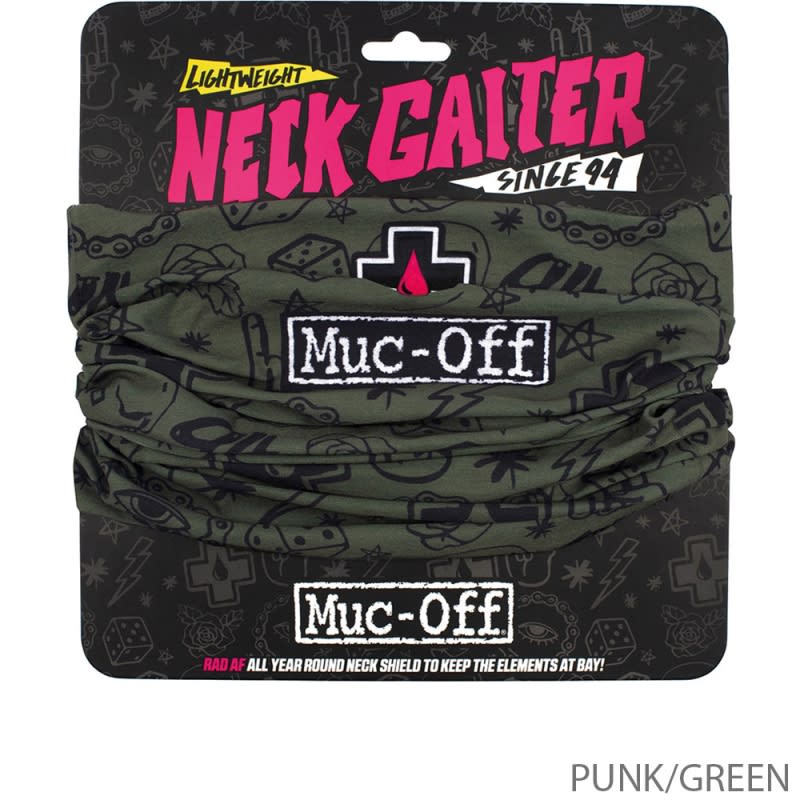 Muc-off Lightweight Neck Gaiter - Green Punk - Image 2