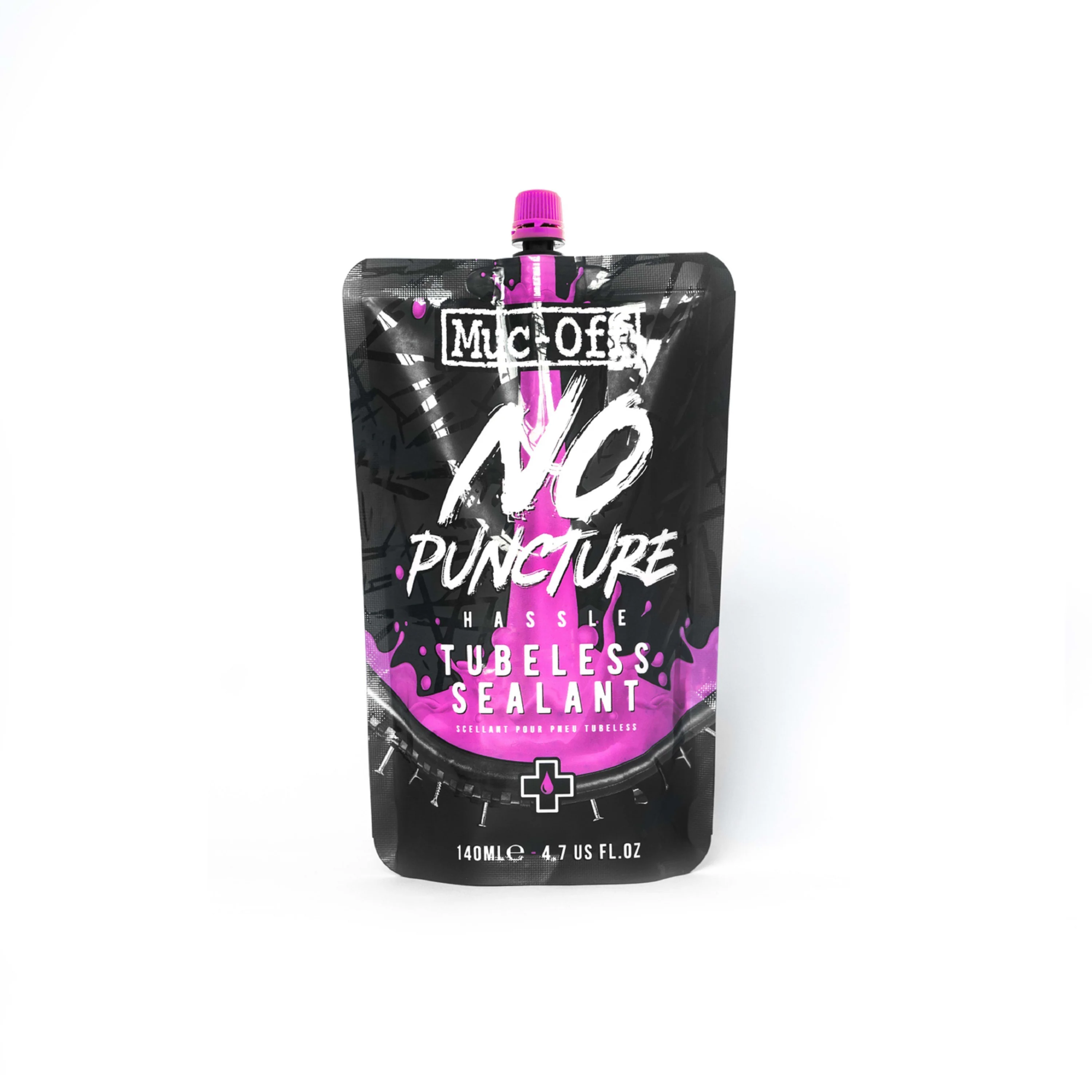 Muc-off No Puncture Hassle Tubeless Sealant Pouch 140ML #821 - Image 2