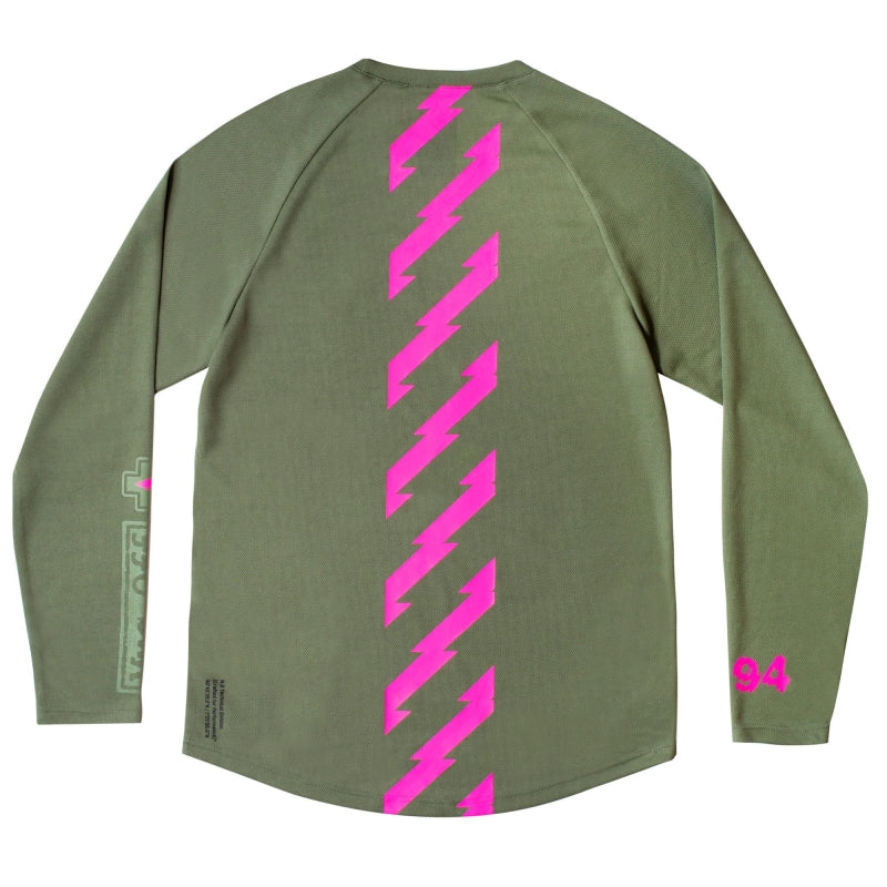 Muc-off Riders Jersey Long Sleeve - Green - Image 2