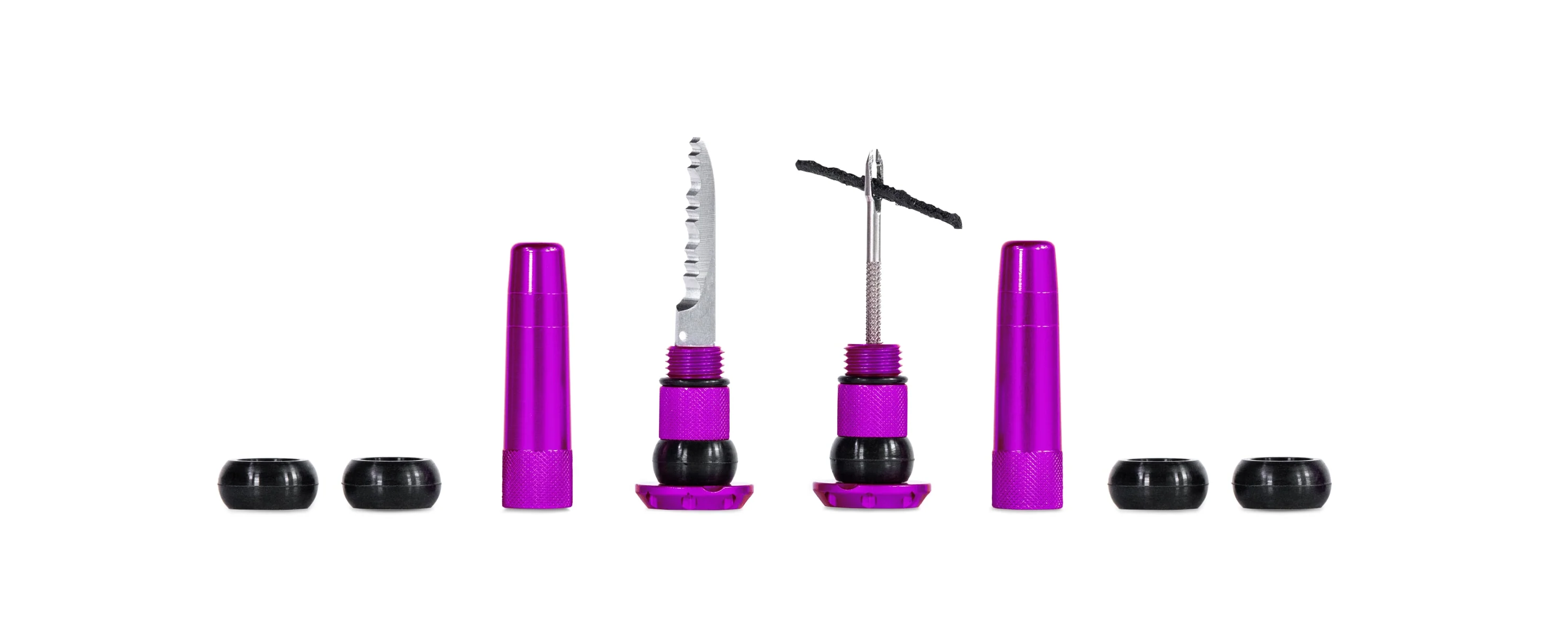 Muc-off Stealth Tubeless Puncture Plug - Purple - Image 2