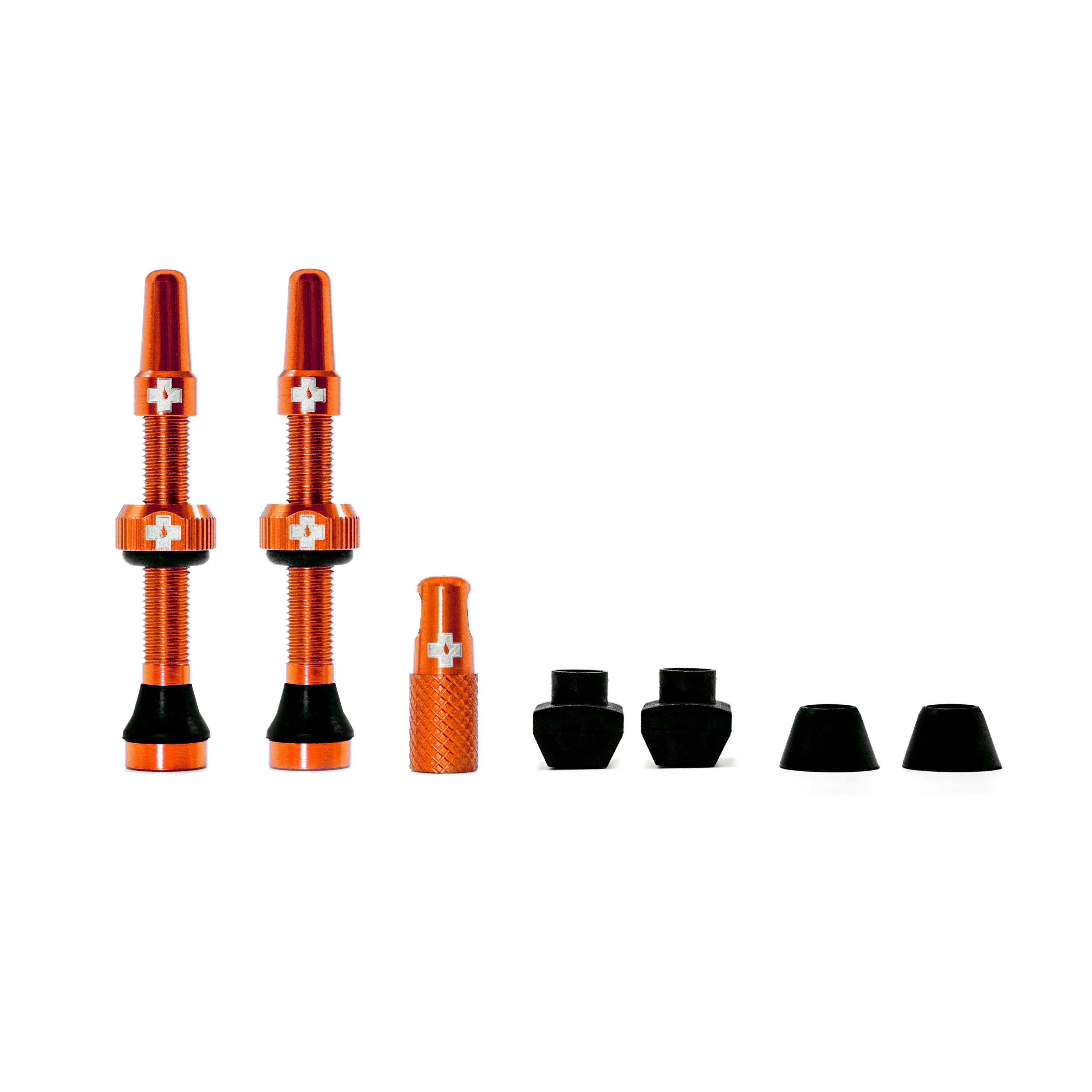 Muc-off Tubeless Valve Kit - Orange - Image 2
