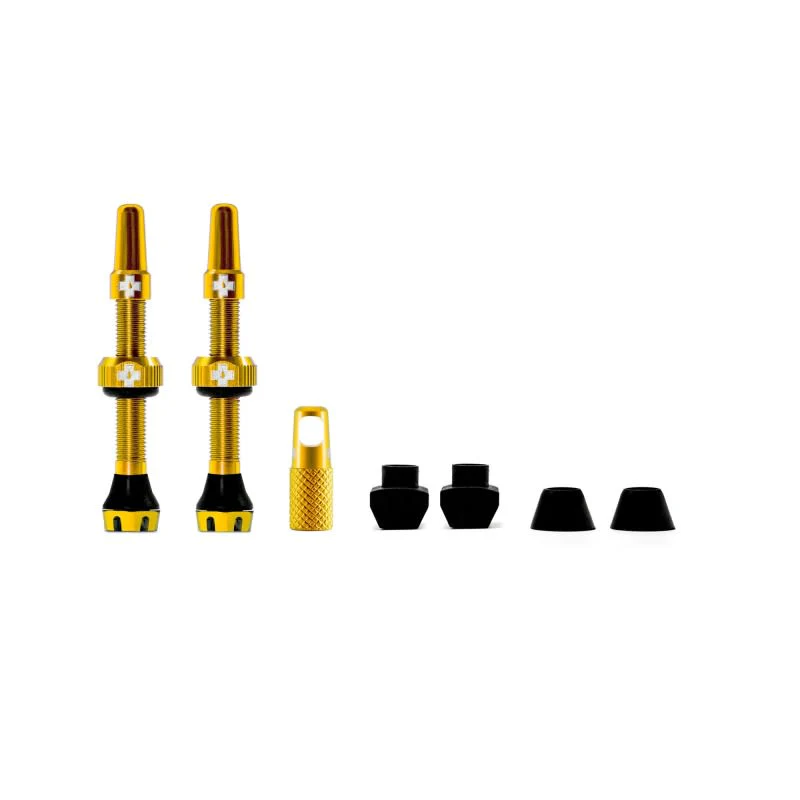 Muc-off Tubeless Valve Kit V2 44MM - Gold - Image 2