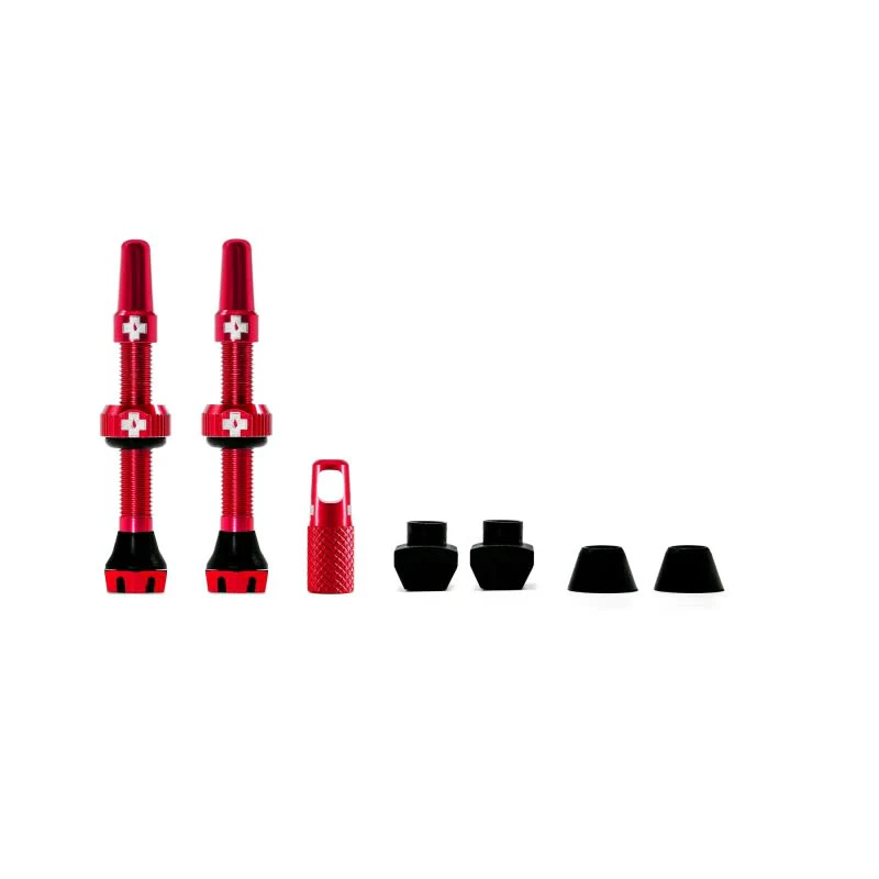 Muc-off Tubeless Valve Kit V2 44MM - Red - Image 2