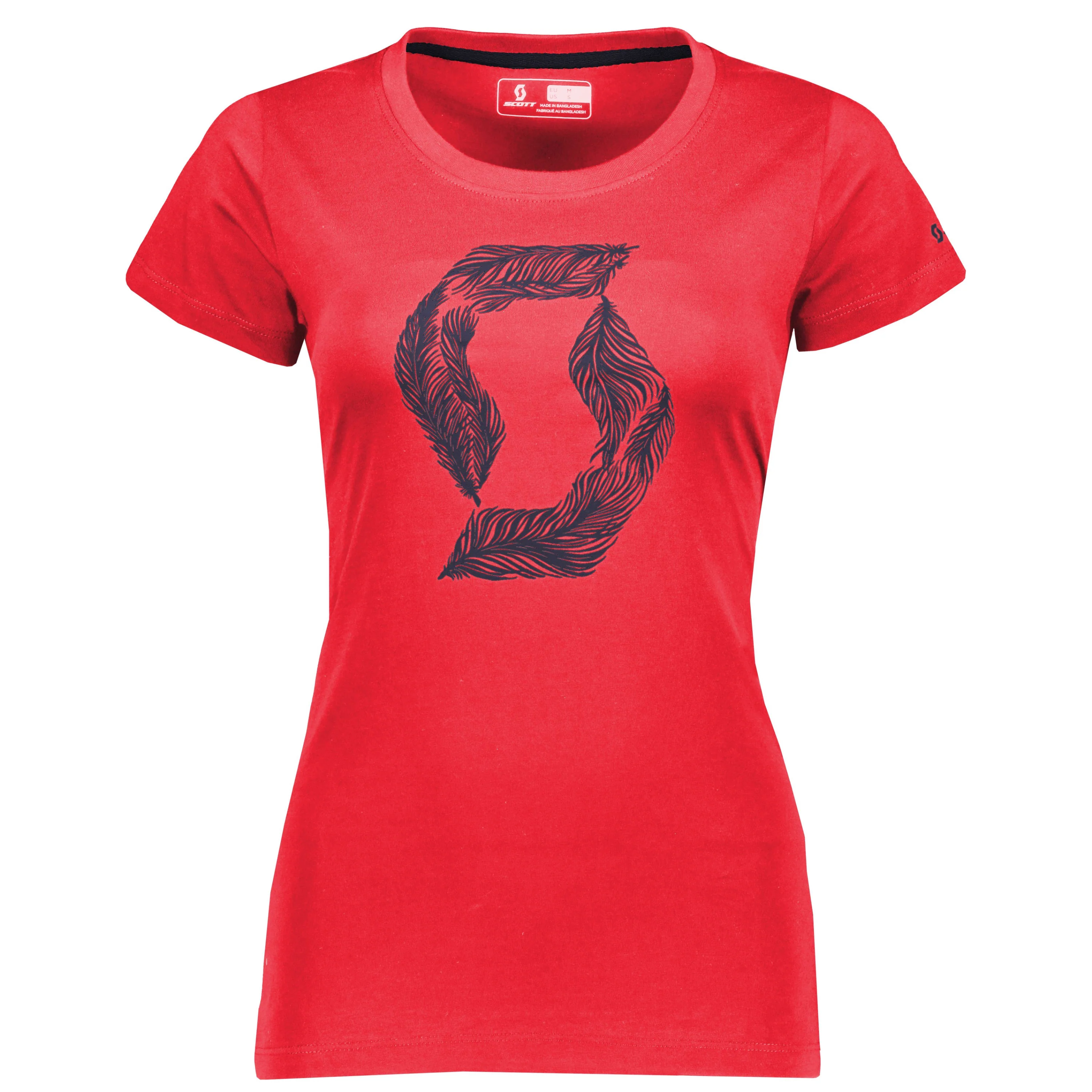 Scott Short Sleeves Tee-shirt Feather Icon - Melon Red - Image 3