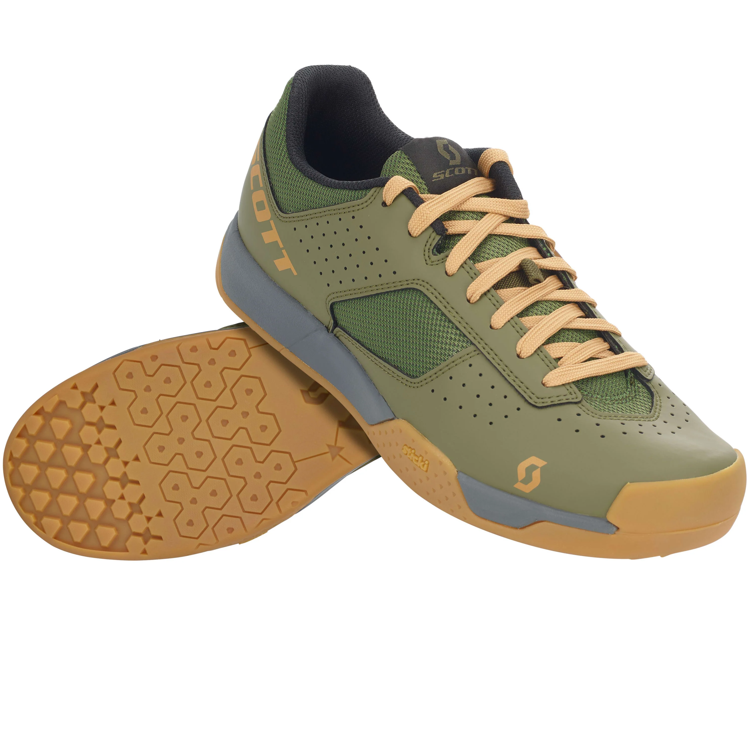 Scott Mtb AR Shoes - Green Moss / Black - Image 4