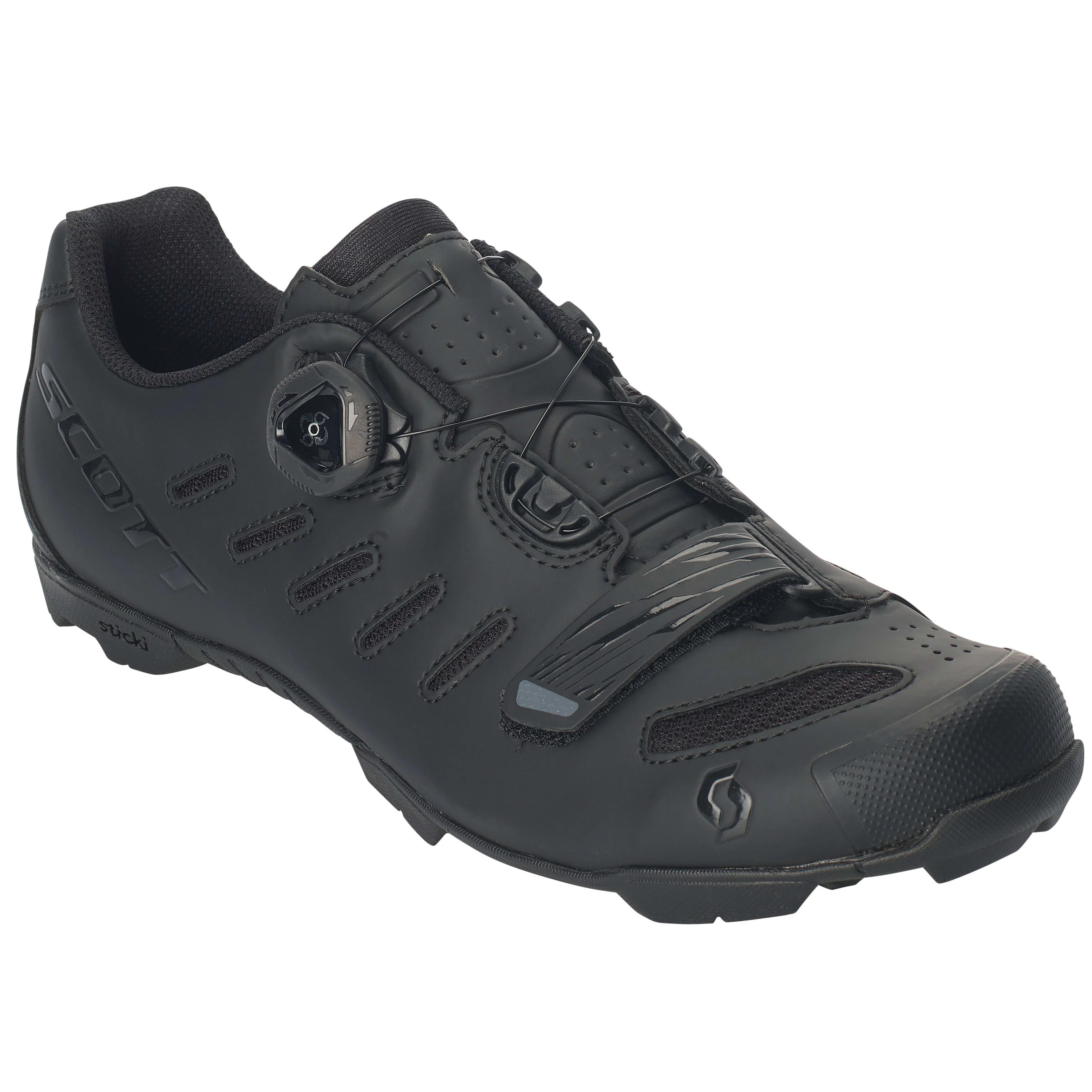 Scott Mtb Team Boa Shoes - Matt Black / Gloss Black - Image 9
