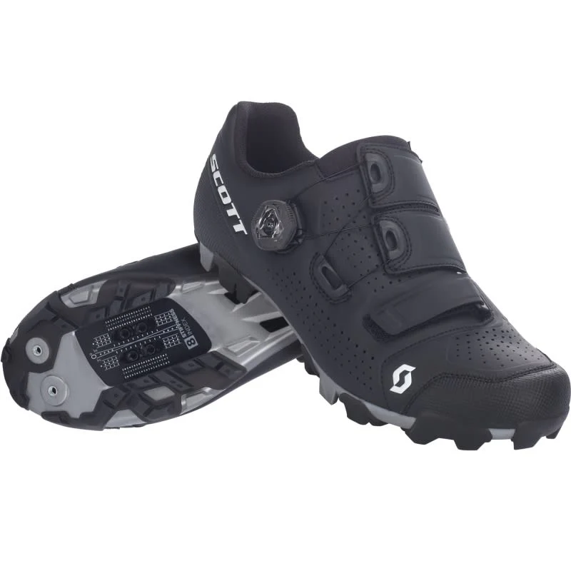 Scott Mtb Team Boa Shoes - Matt Black / White - Image 4