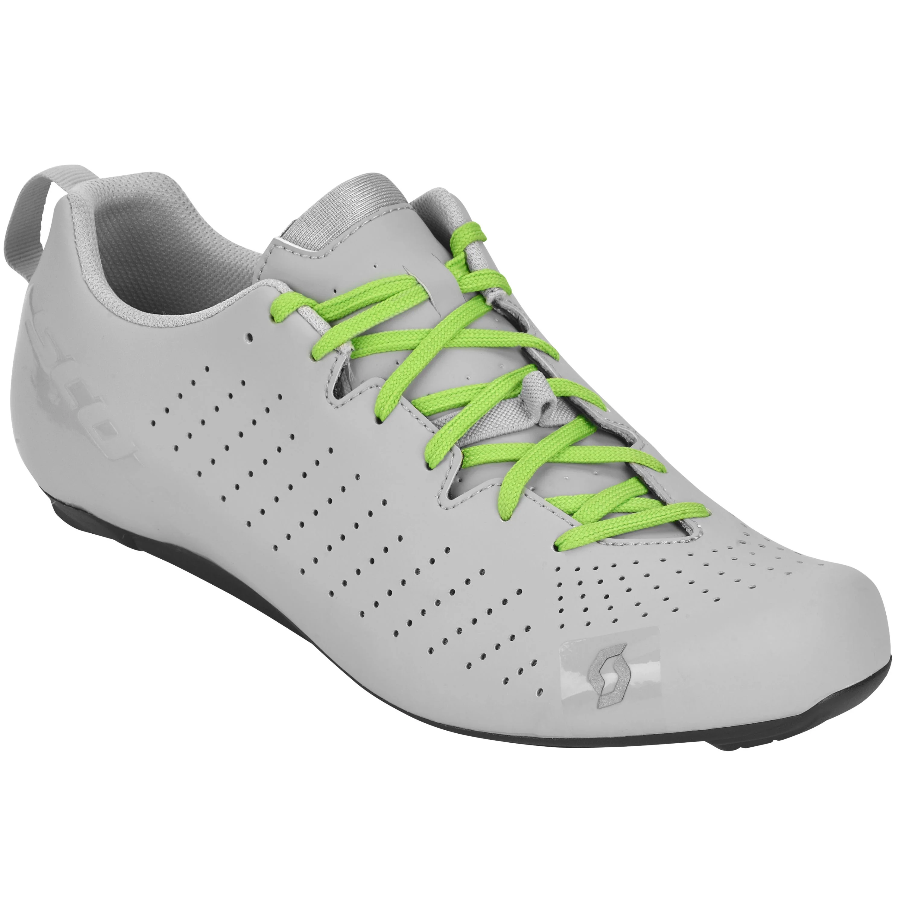 Scott Road Comp Lace Shoes - Matt Grey / Gloss Grey - Image 7