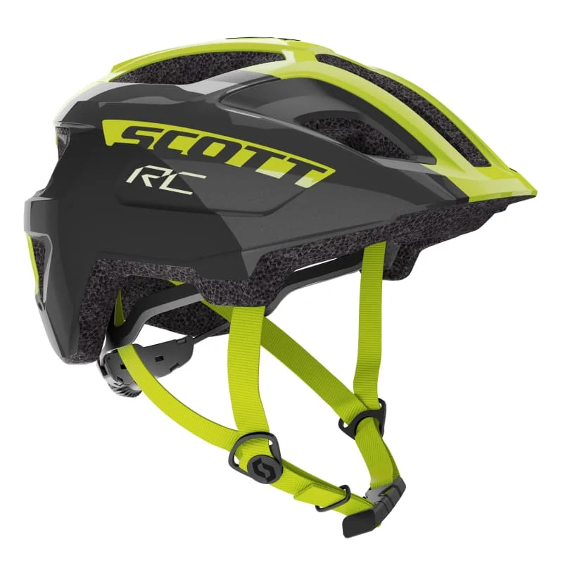 Scott Spunto Junior (as) Helmet - Black / Radium Yellow - Image 2
