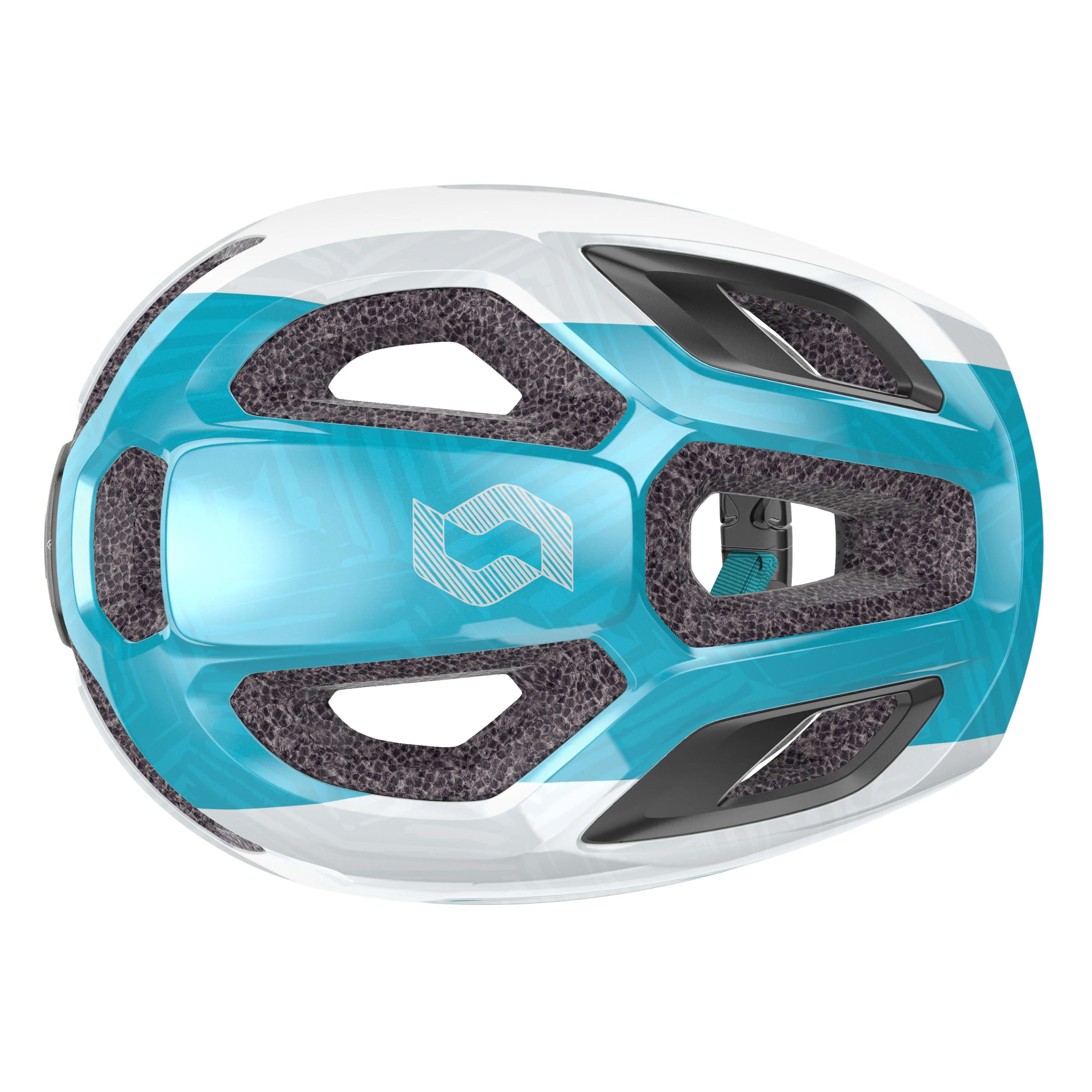 Scott Spunto Junior (as) Helmet - White / Breeze Blue - Image 4