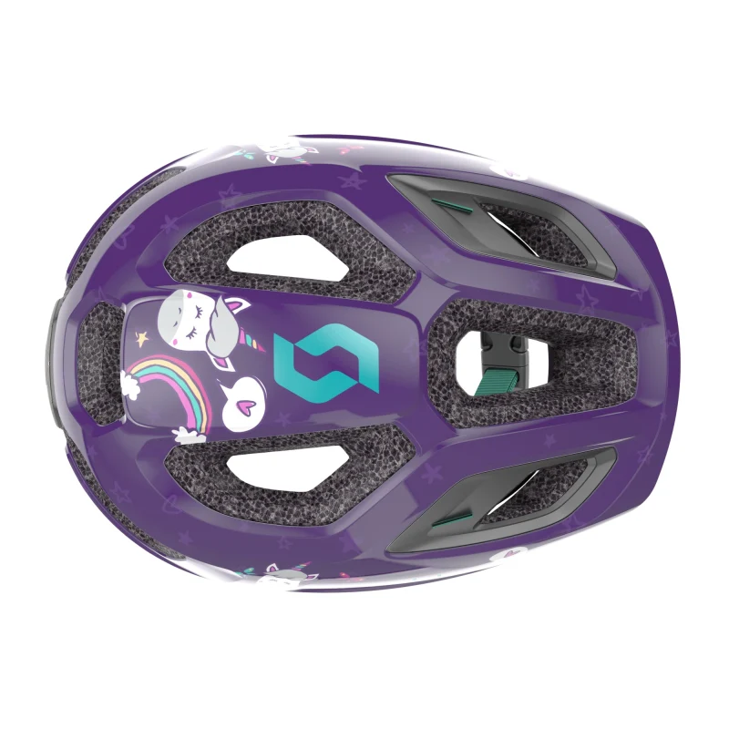Scott Spunto Kid Helmet (as) 46-52CM - Deep Purple / Blue - Image 3