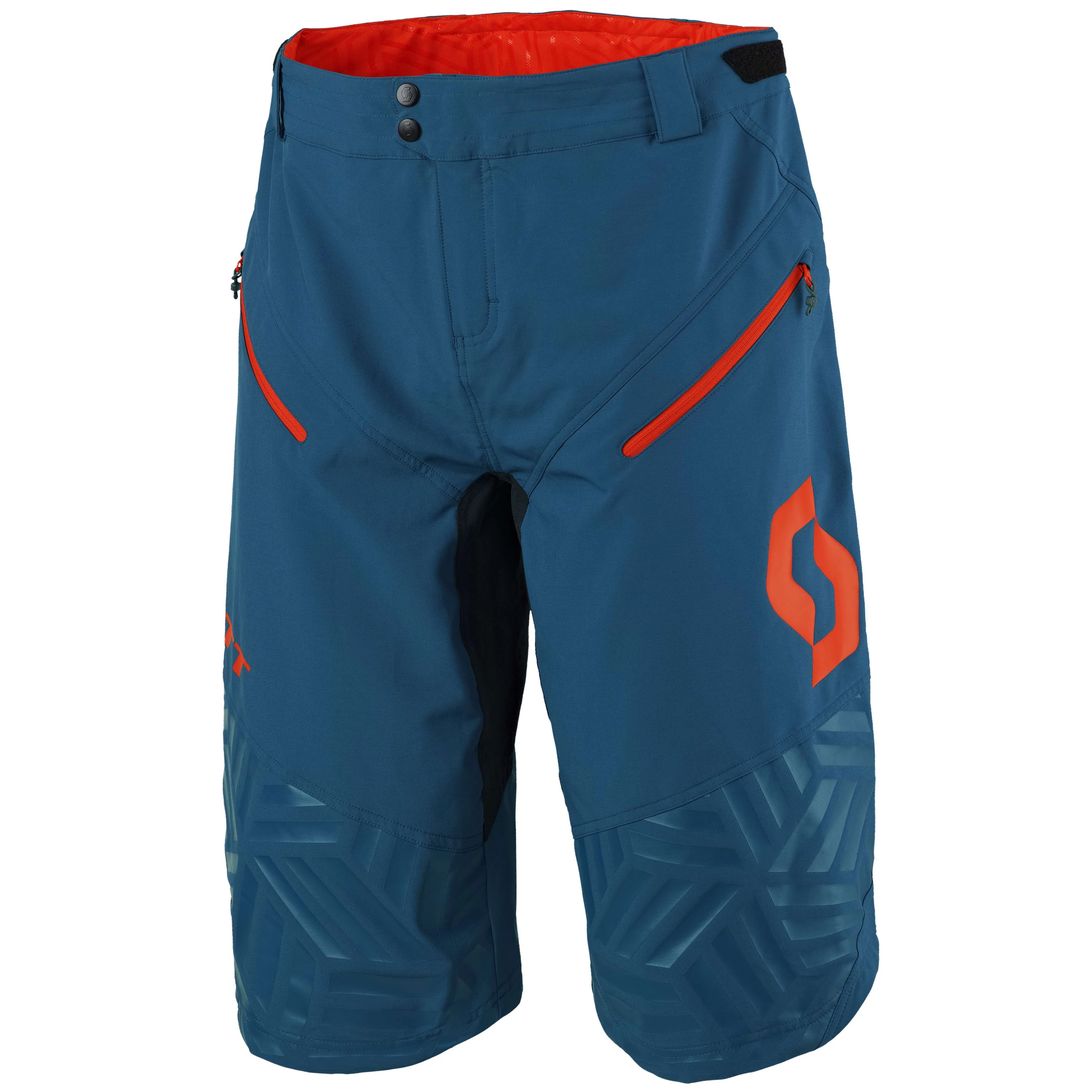 Scott Trail 20 Shorts - Eclipse Blue / Tangerine - Image 2