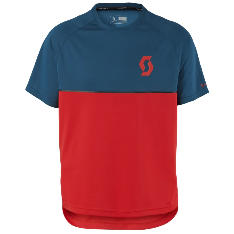 Scott Trail 70 Jersey - Fiery Red / Eclipse Blue - Image 2