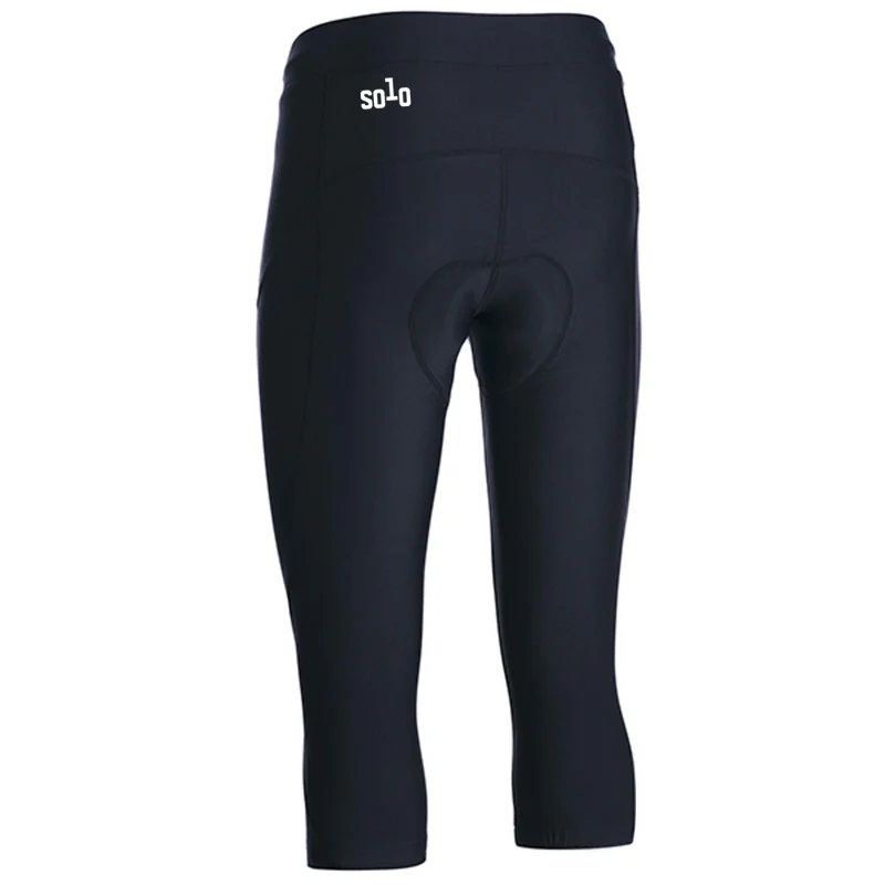 Solo 3/4 Short Womens MK2 - Black - Image 2