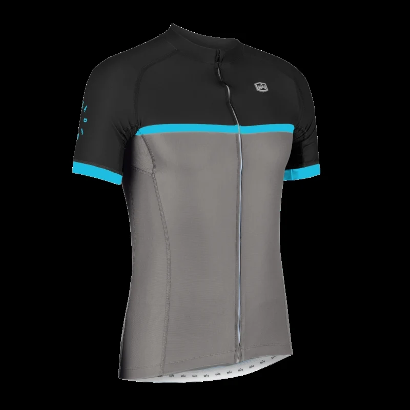 Solo Mens Cadence Jersey - Black / Grey - Image 2