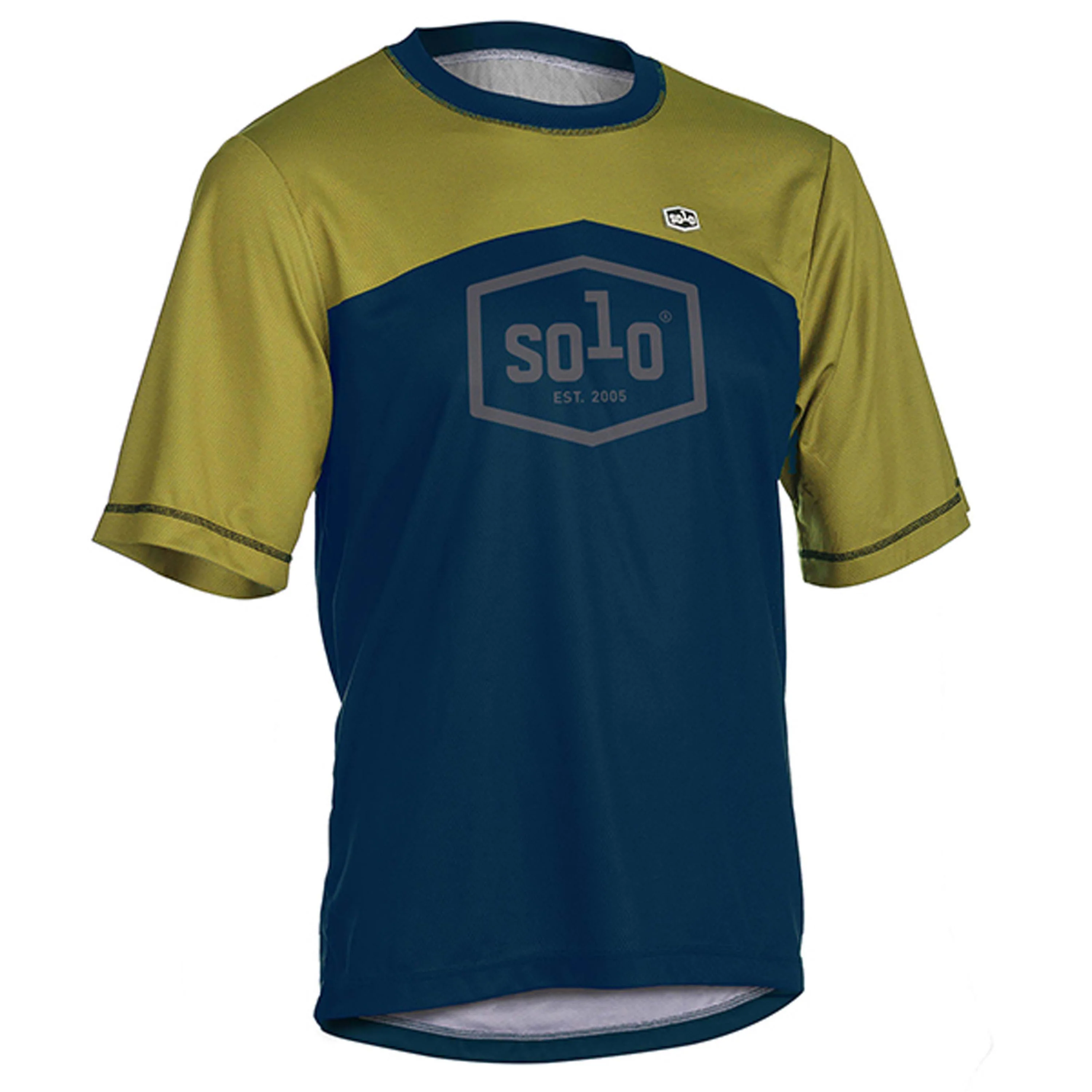 Solo Challenge Mtb Jersey - Blue / Yellow - Image 3