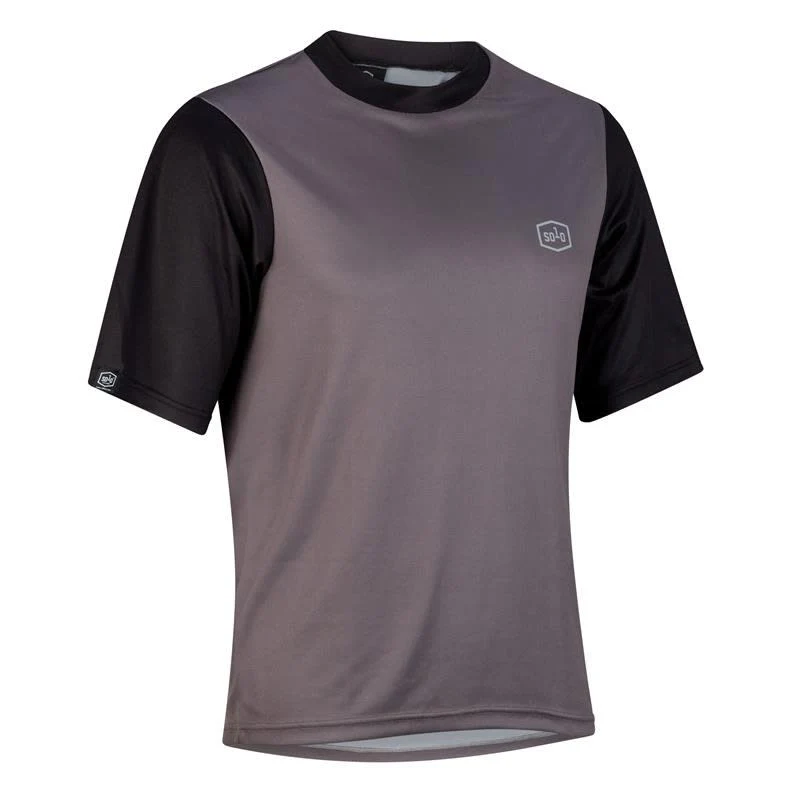Solo Mens Core Jersey - Grey / Black - Image 4