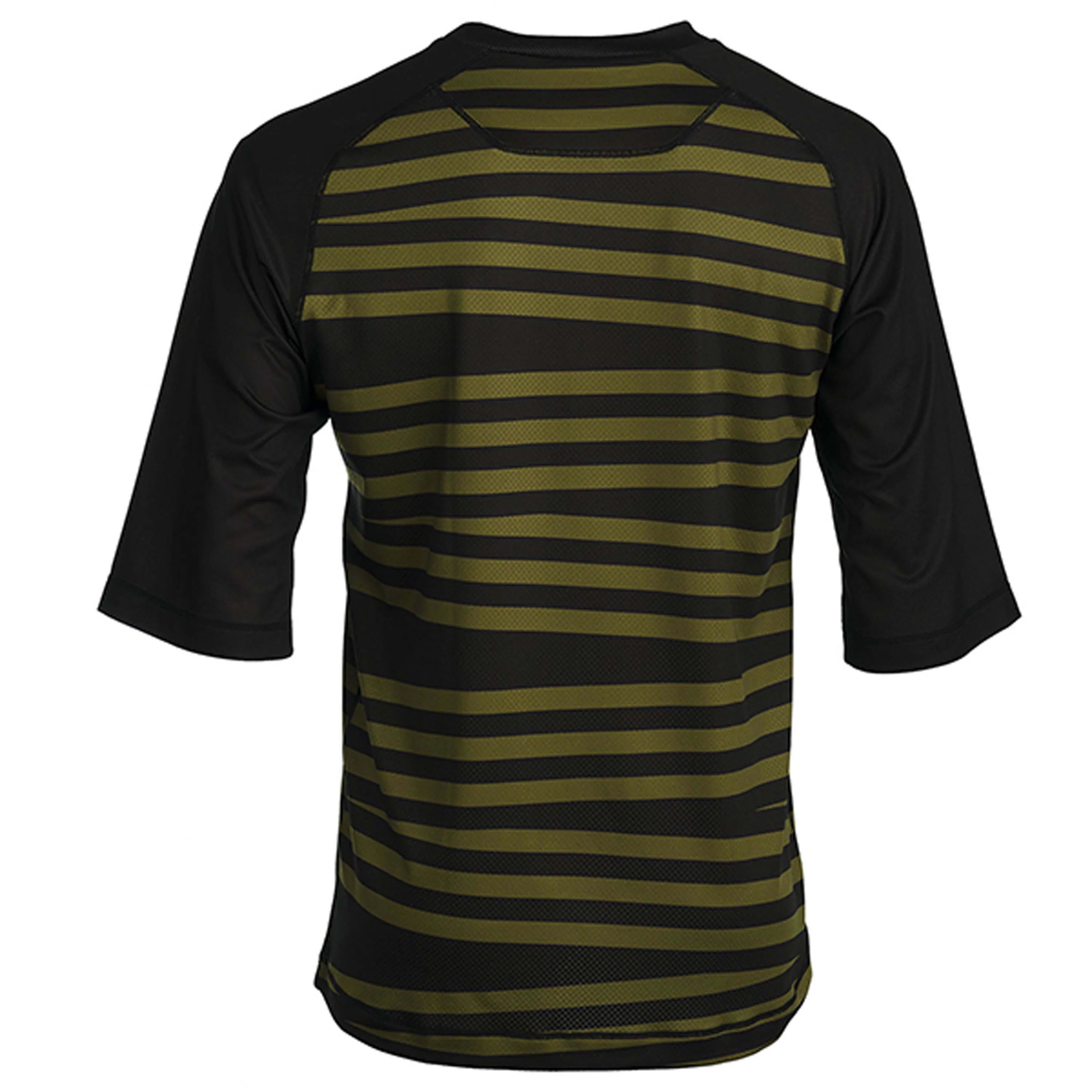Solo Corridor 3/4 Sleeve Jersey - Black / Olive - Image 8