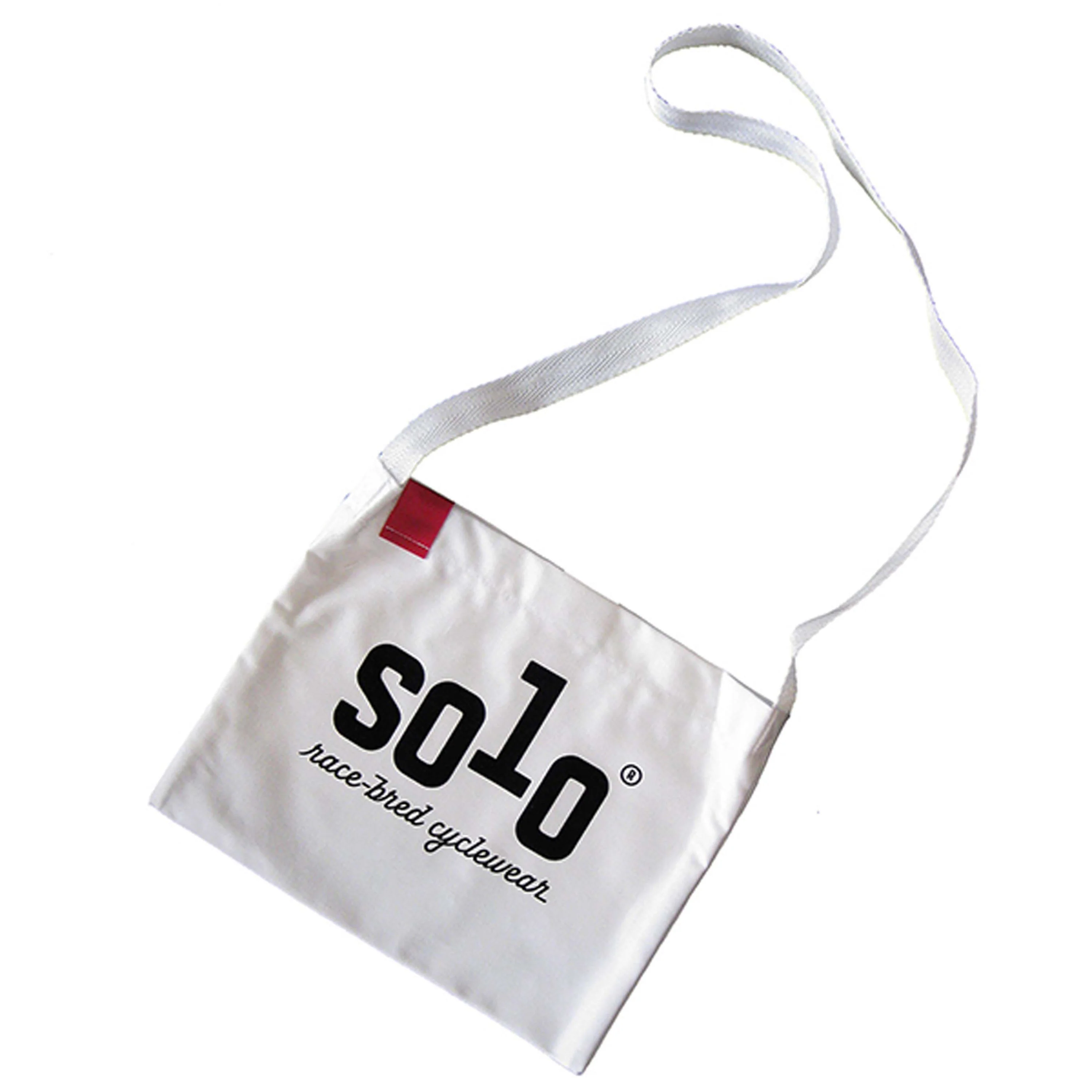Solo Cotton Musette Bag - White - Image 2